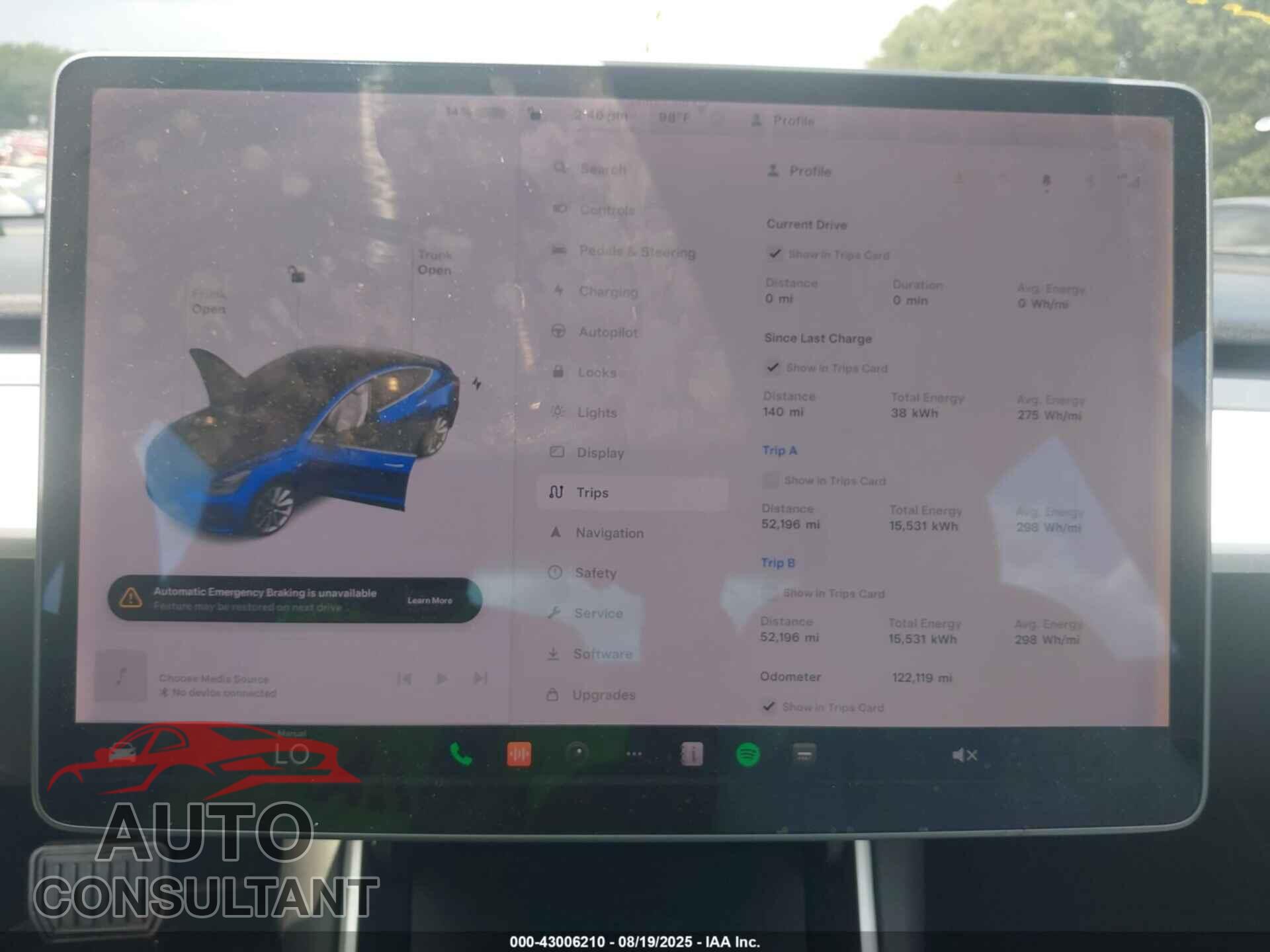 TESLA MODEL 3 2018 - 5YJ3E1EB3JF097759
