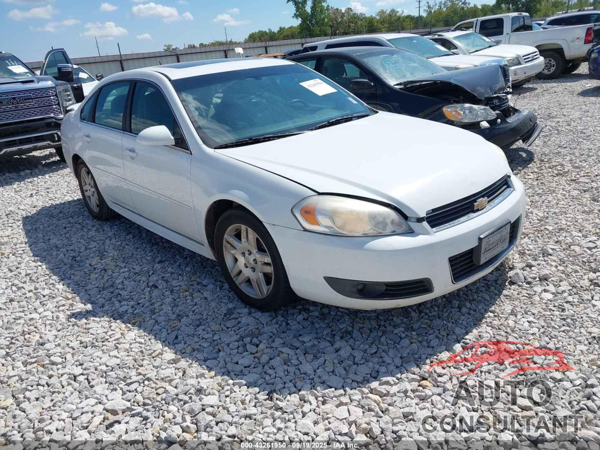 CHEVROLET IMPALA 2011 - 2G1WG5EK3B1307076