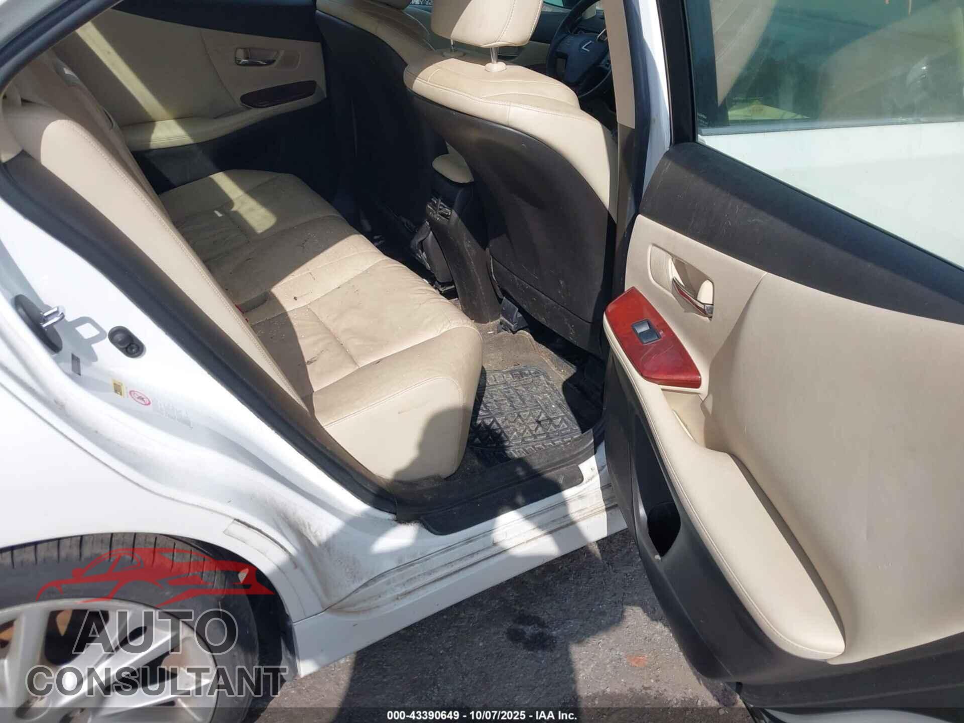 LEXUS HS 250H 2010 - JTHBB1BA1A2014492