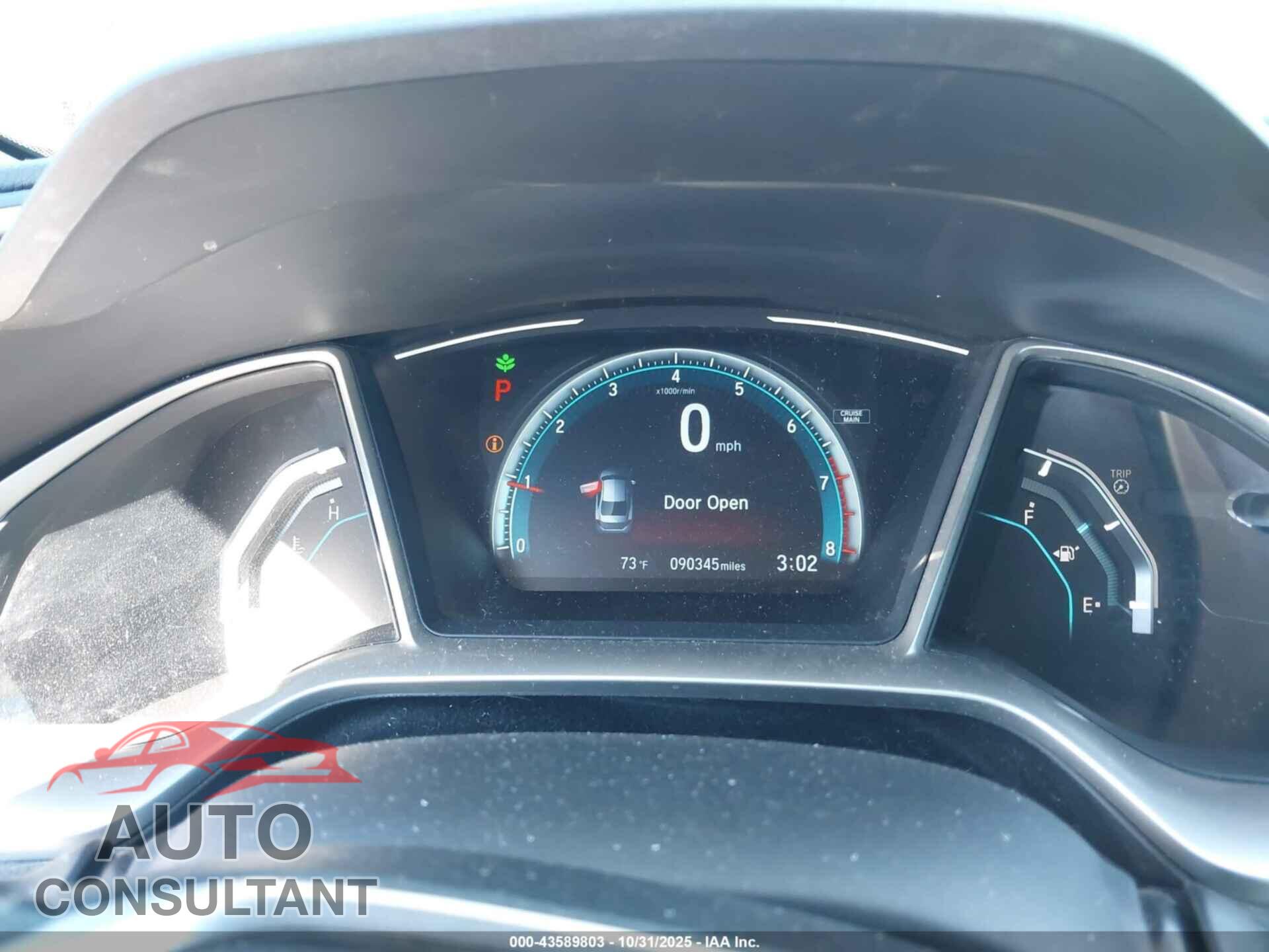 HONDA CIVIC 2017 - 19XFC2F73HE001437