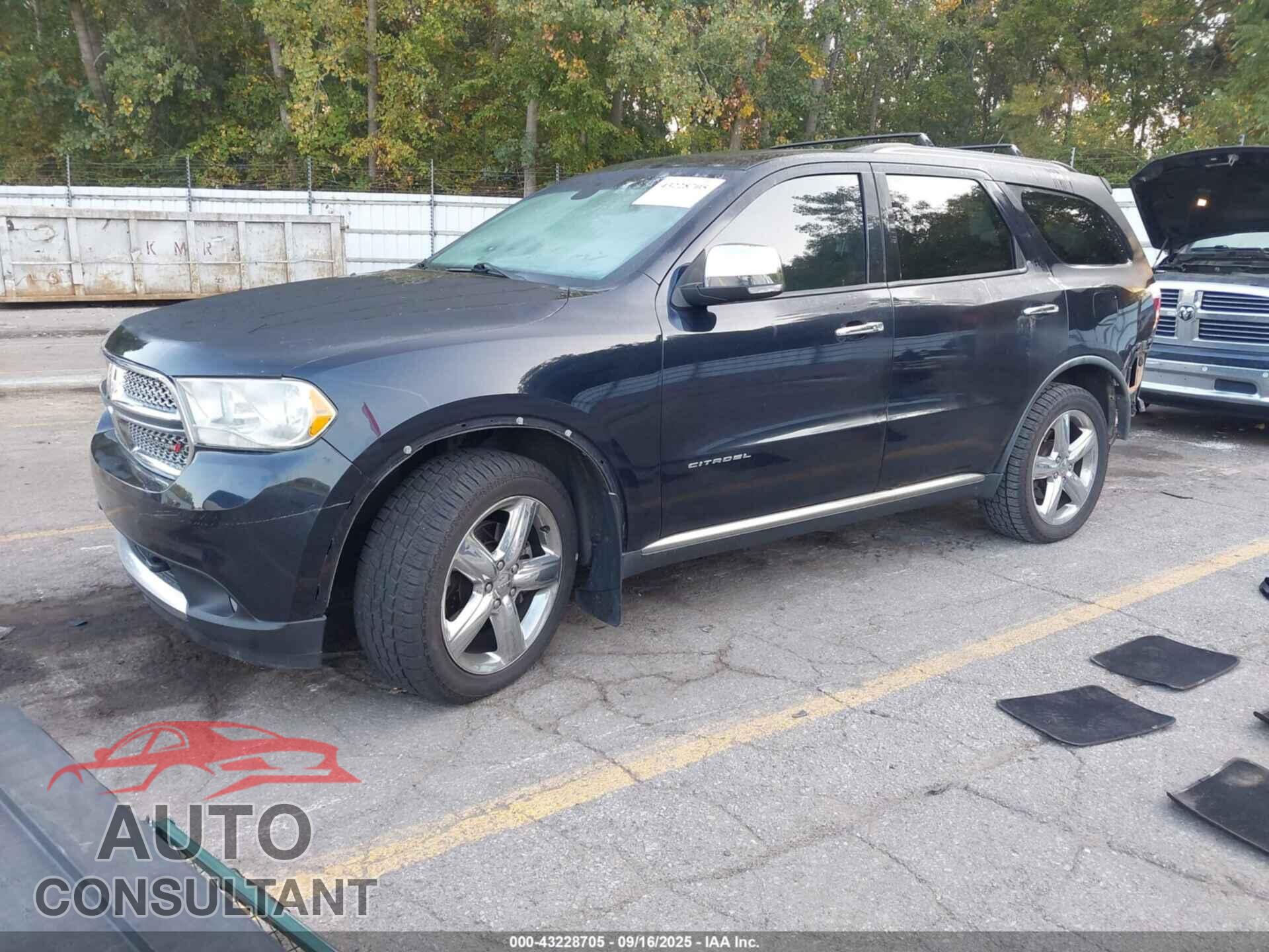 DODGE DURANGO 2011 - 1D4SE5GT6BC613767