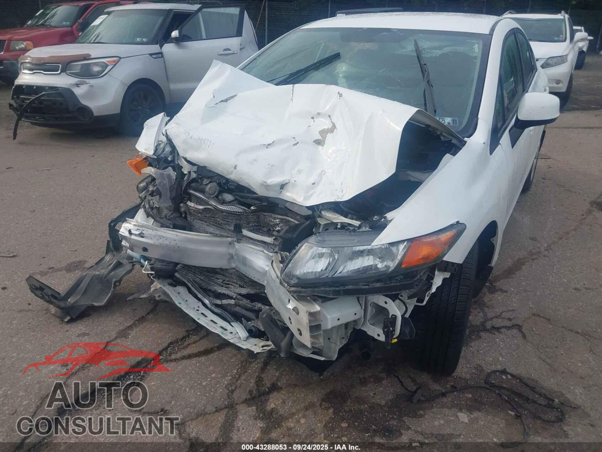 HONDA CIVIC 2012 - 19XFB2F51CE375104