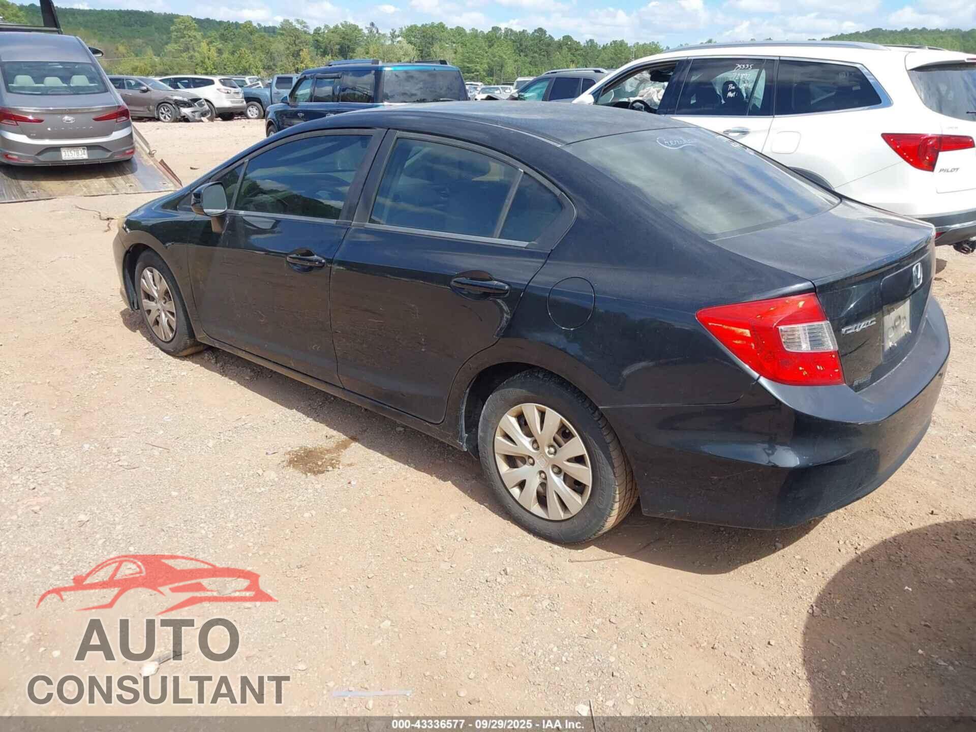 HONDA CIVIC 2012 - 19XFB2F51CE059363