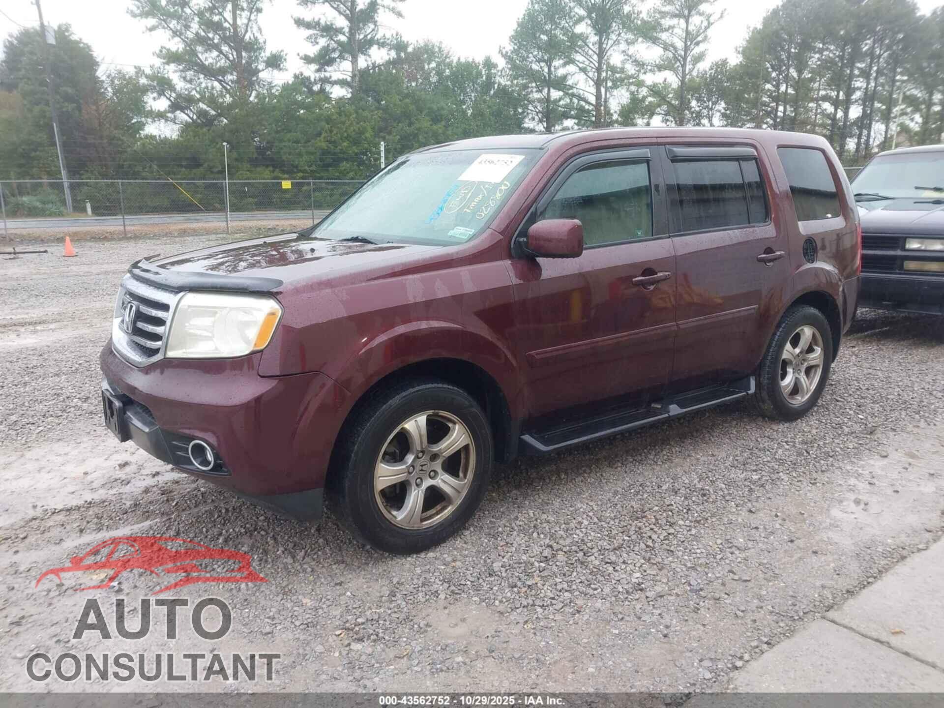 HONDA PILOT 2012 - 5FNYF3H63CB028800