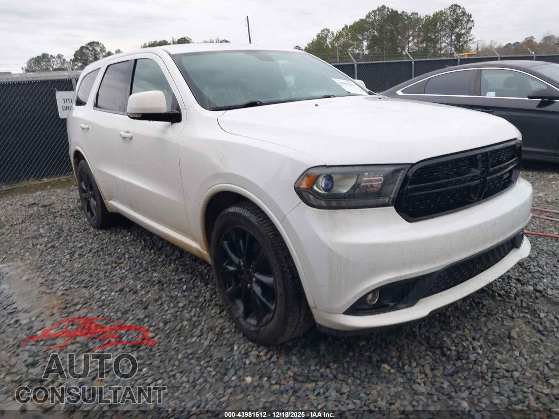 DODGE DURANGO 2017 - 1C4RDHDG3HC814171