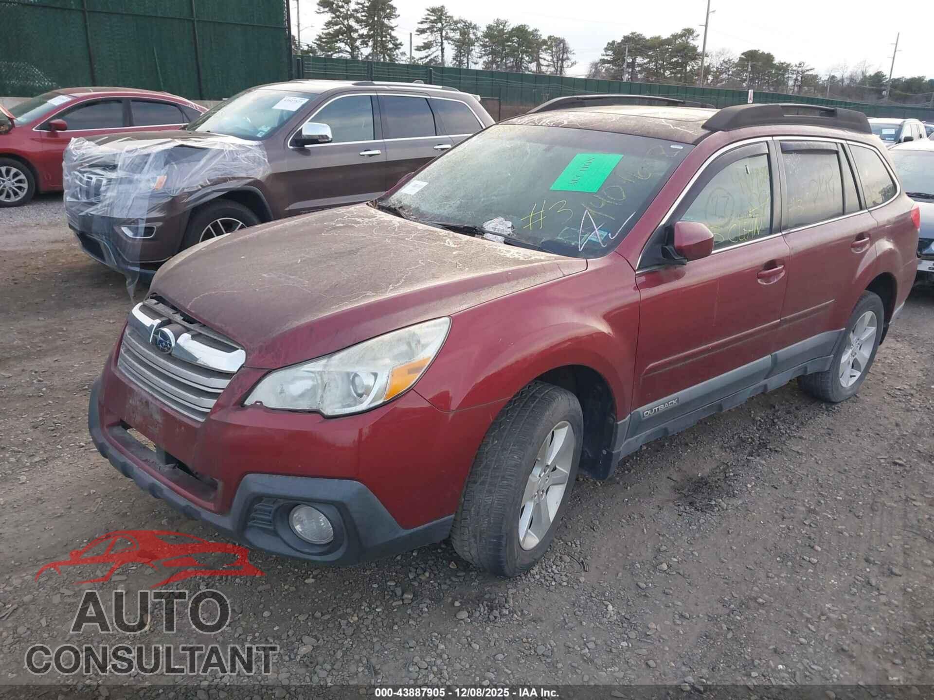 SUBARU OUTBACK 2013 - 4S4BRBCC8D1237556