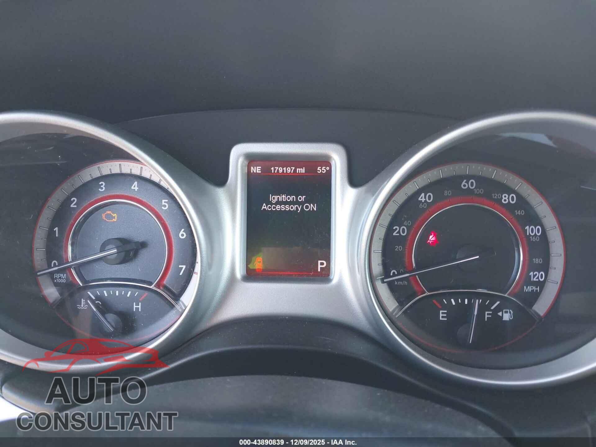 DODGE JOURNEY 2012 - 3C4PDCBG3CT245882