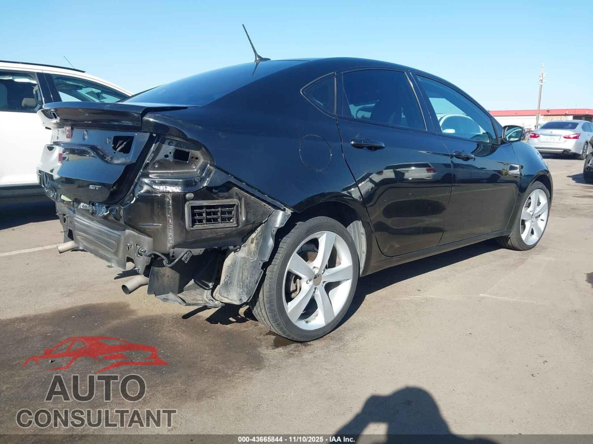 DODGE DART 2014 - 1C3CDFEB6ED738260