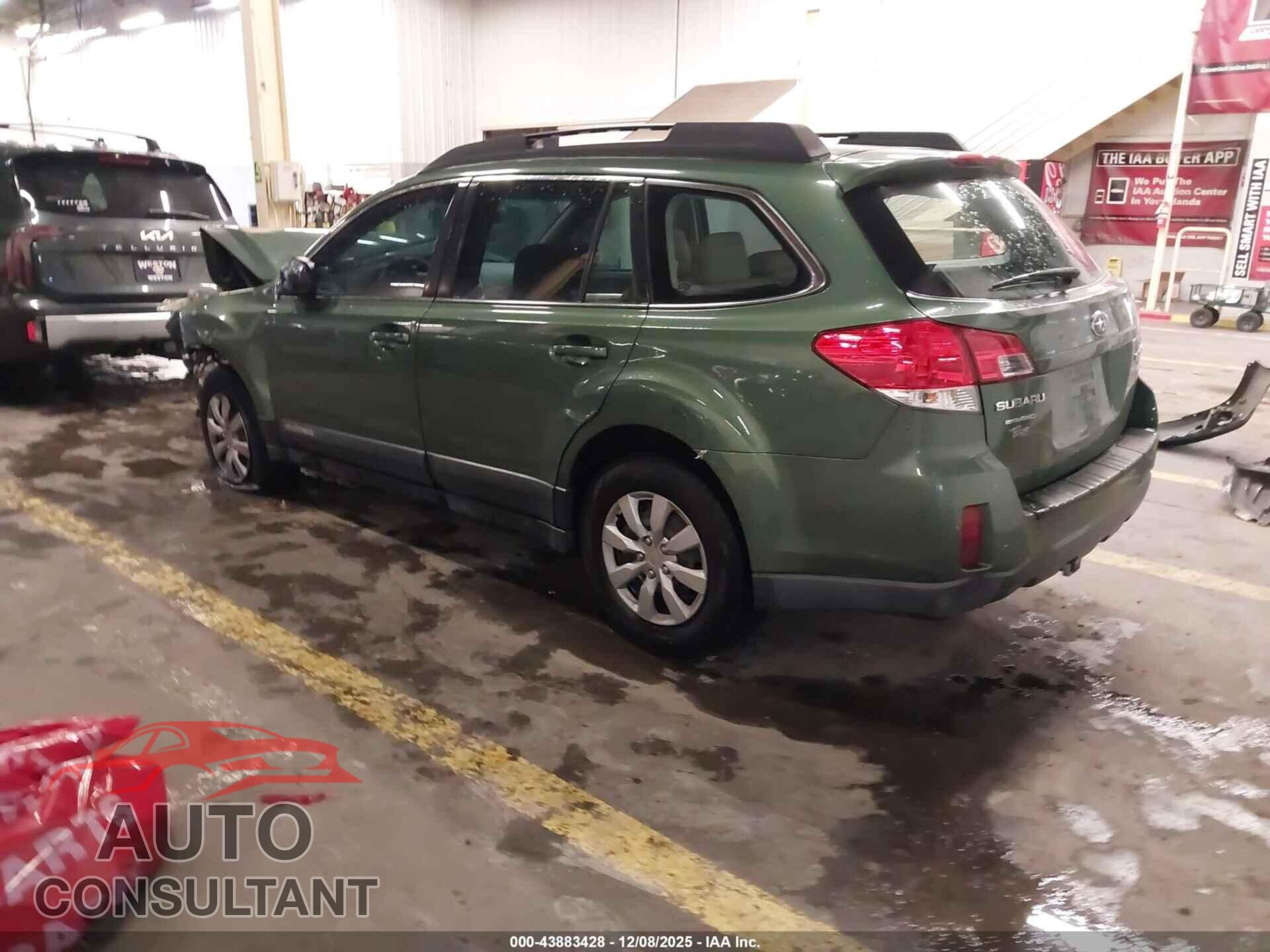 SUBARU OUTBACK 2011 - 4S4BRBAC4B3333995