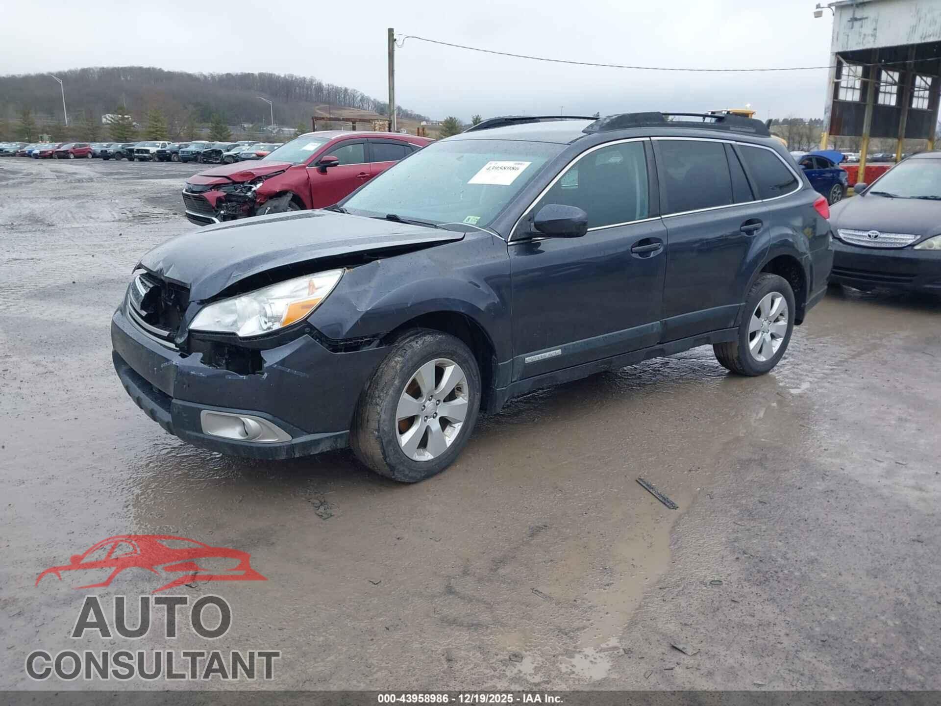 SUBARU OUTBACK 2012 - 4S4BRBCC1C3249521