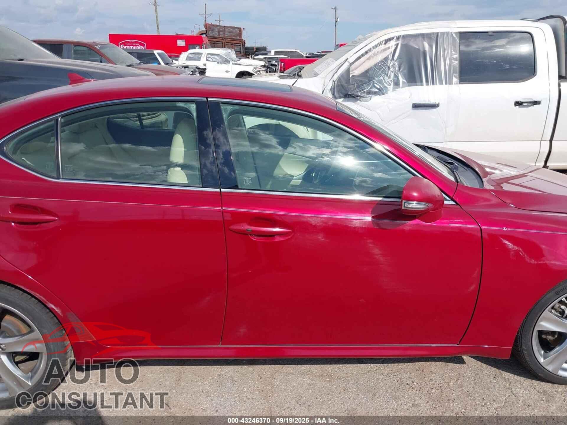 LEXUS IS 250 2012 - JTHBF5C21C5162839