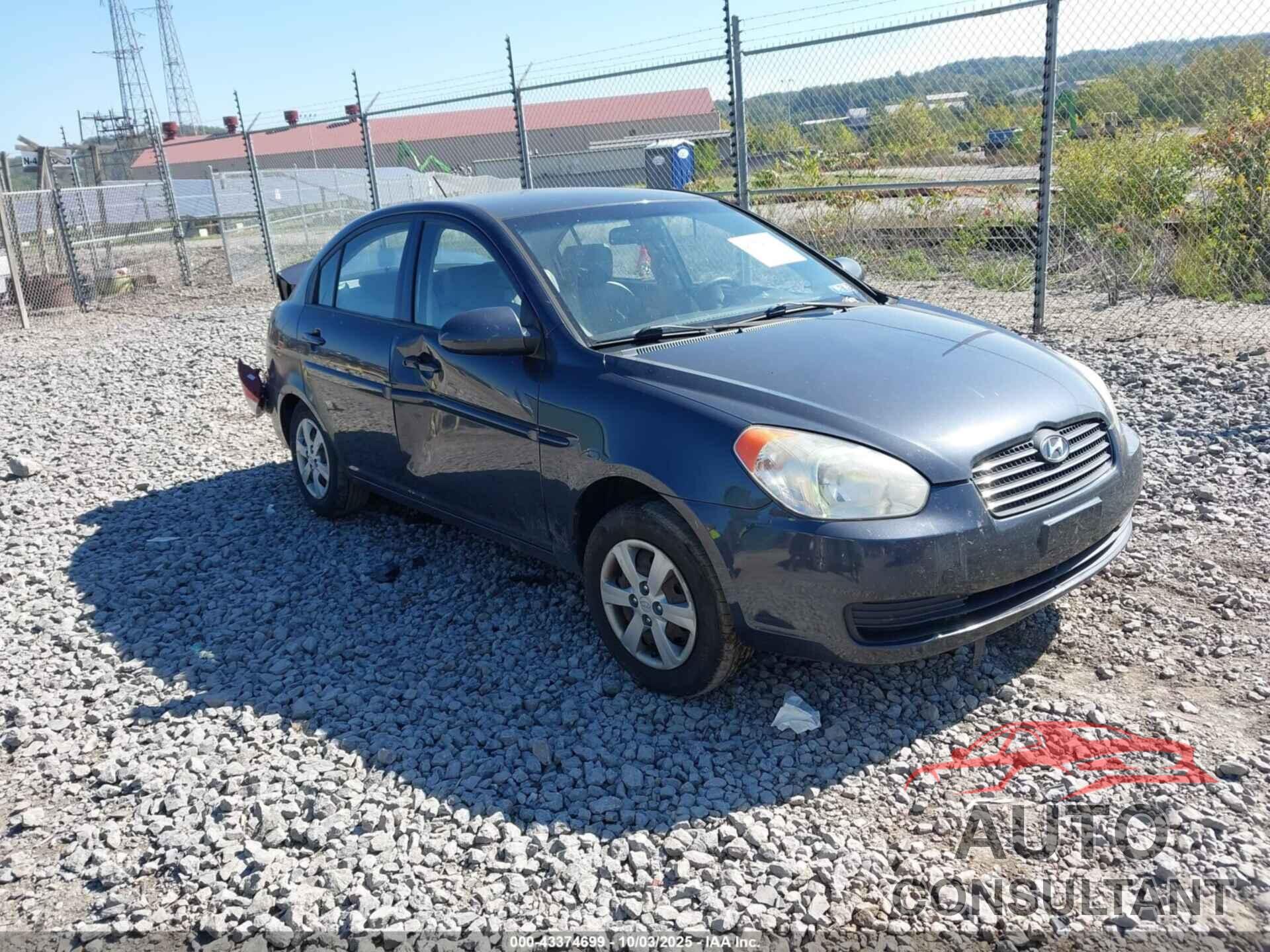 HYUNDAI ACCENT 2009 - KMHCN46C39U294535