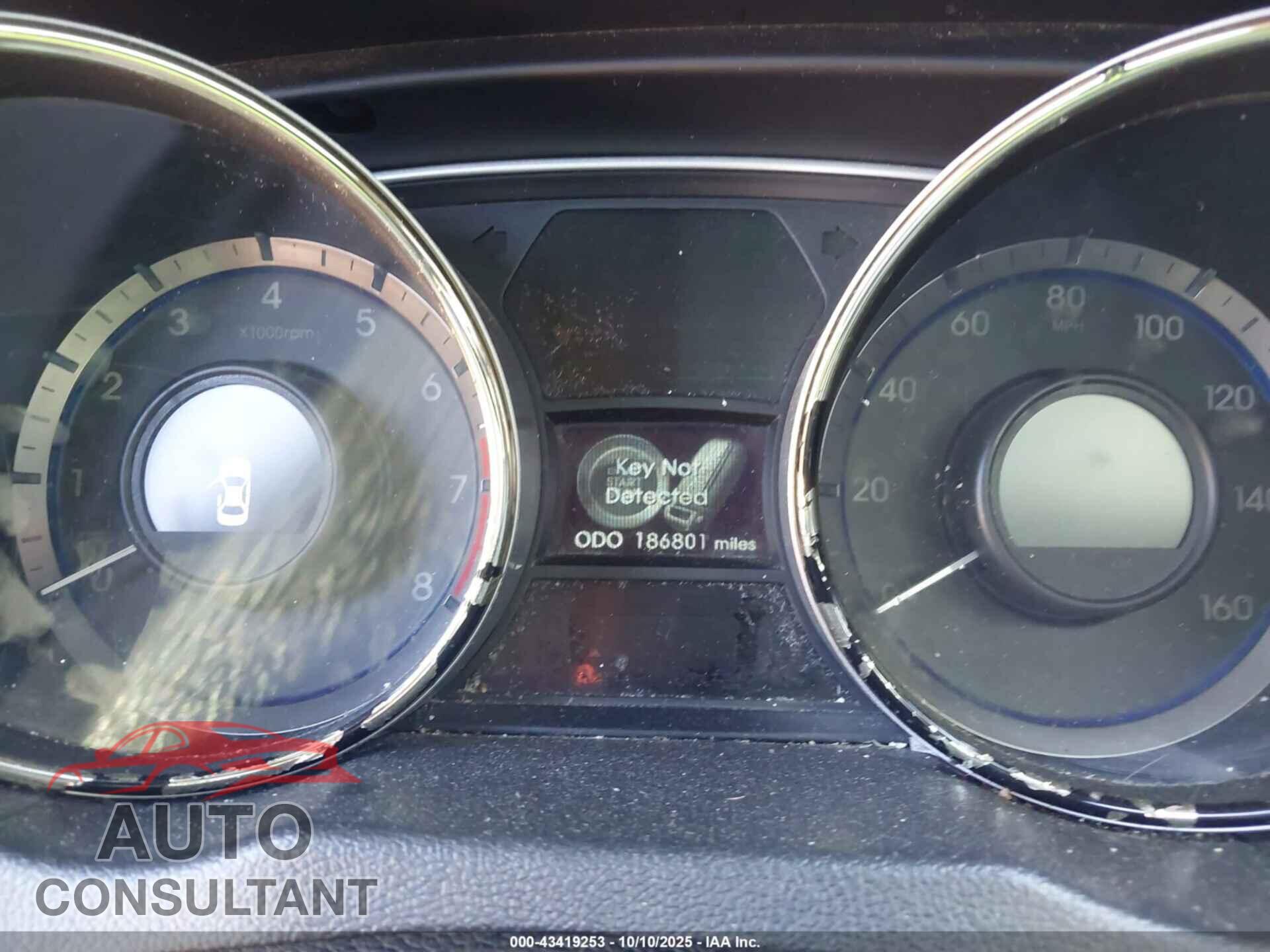 HYUNDAI SONATA 2013 - 5NPEC4AB6DH598687