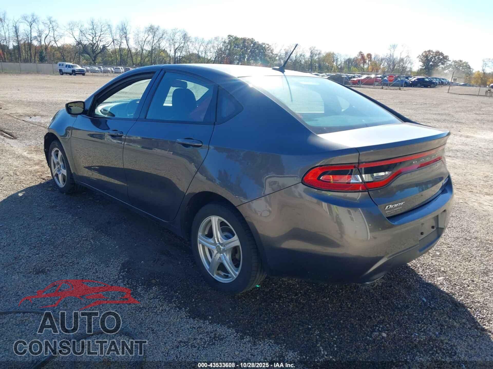 DODGE DART 2015 - 1C3CDFBBXFD237460