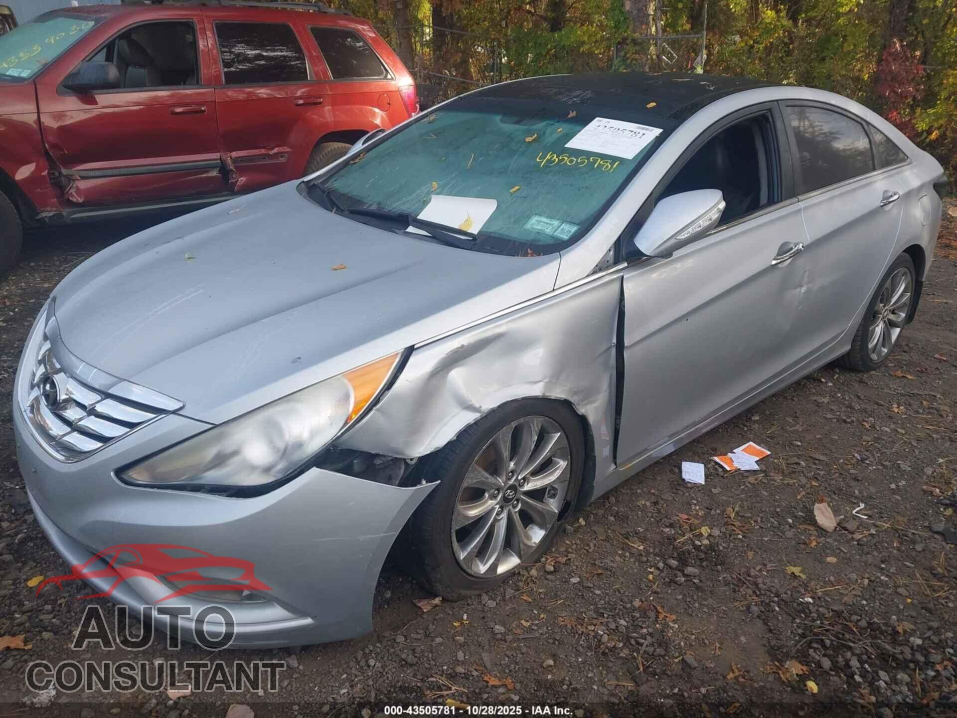HYUNDAI SONATA 2012 - 5NPEC4AB6CH396981