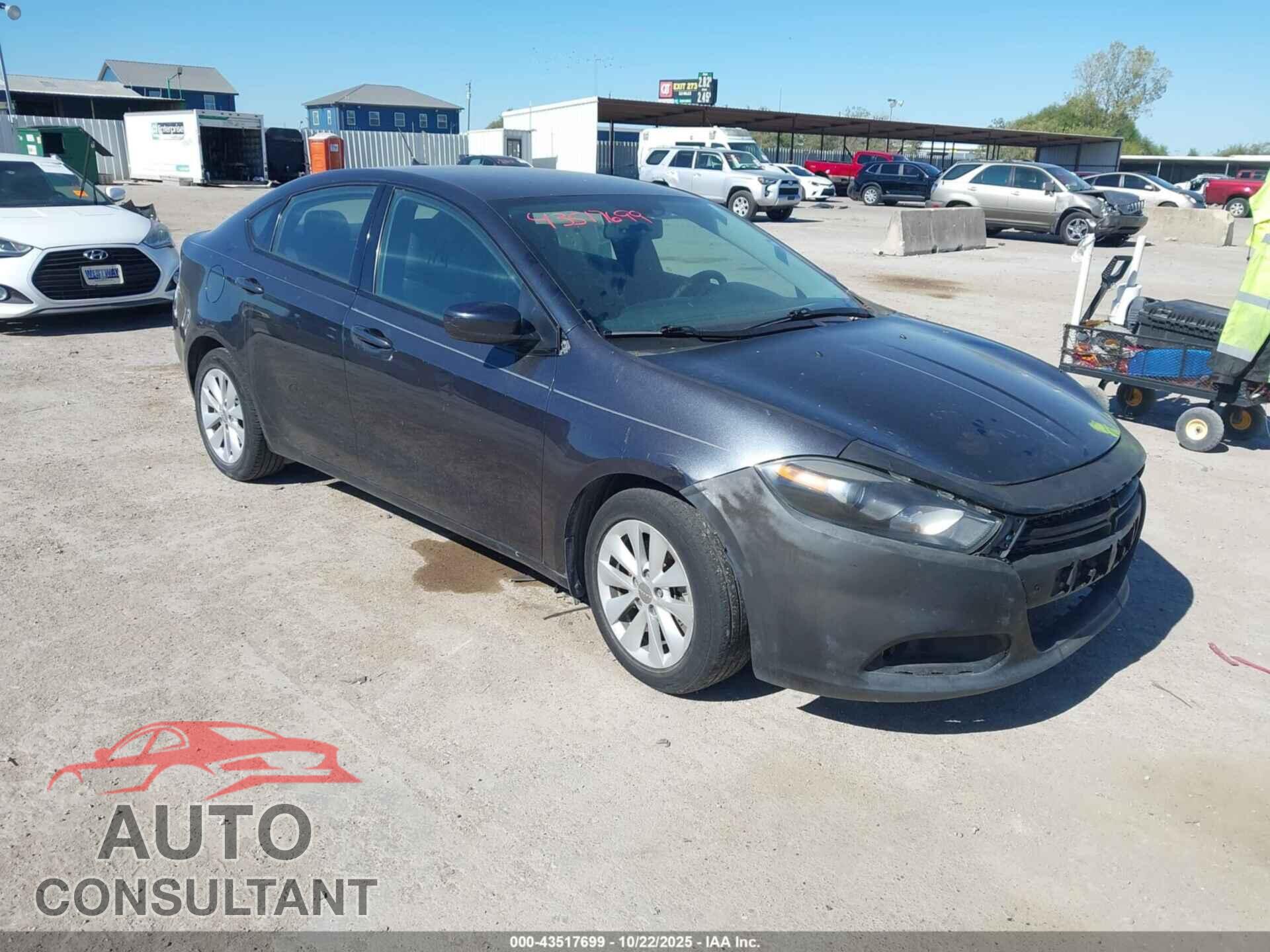 DODGE DART 2014 - 1C3CDFBB6ED865868