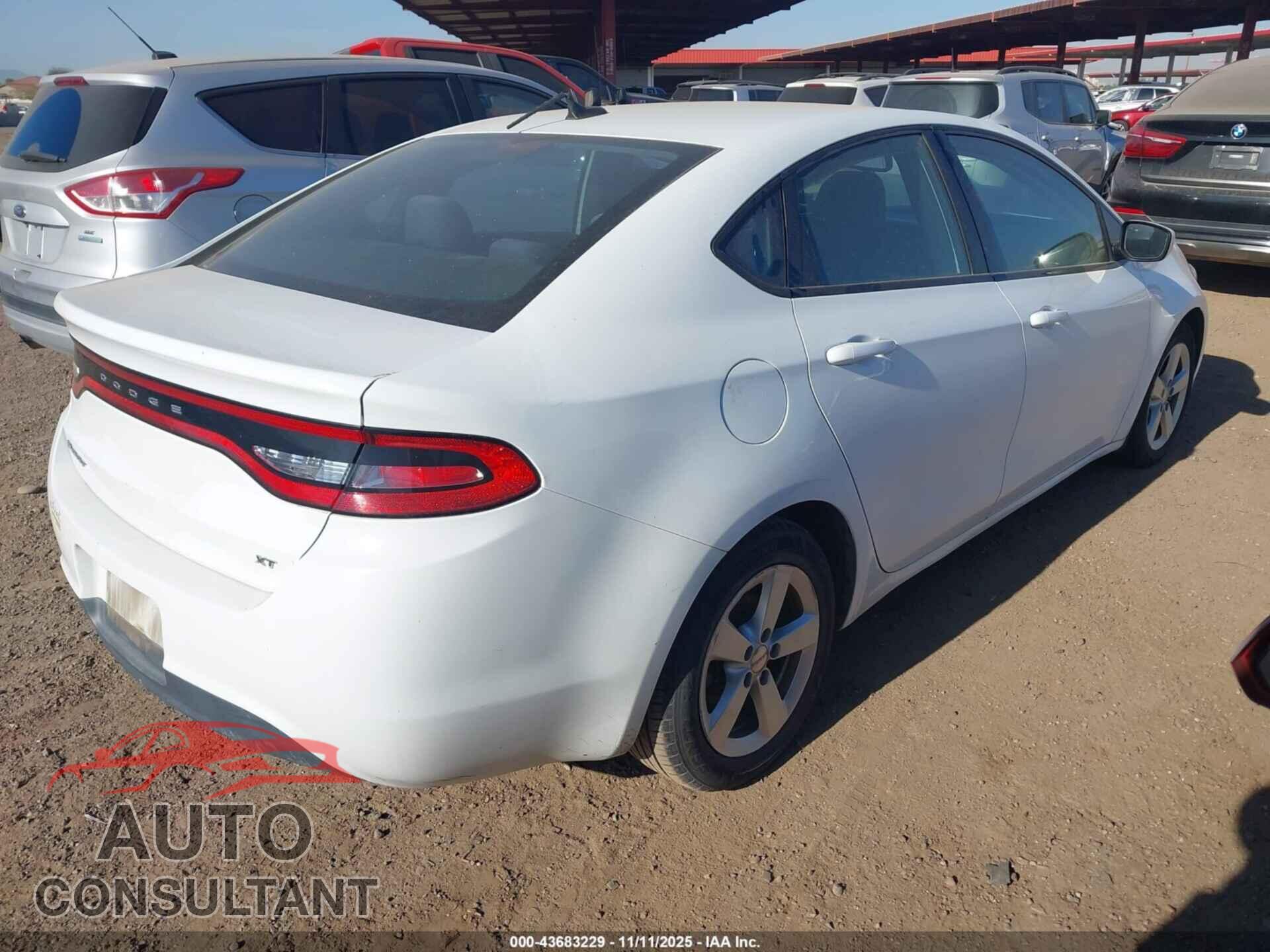 DODGE DART 2016 - 1C3CDFBB2GD689274