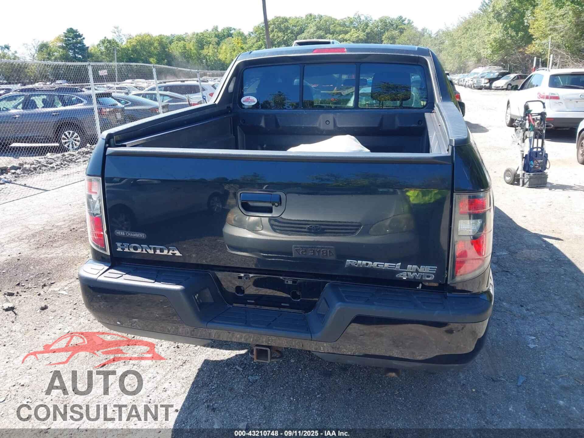 HONDA RIDGELINE 2013 - 5FPYK1F73DB007952