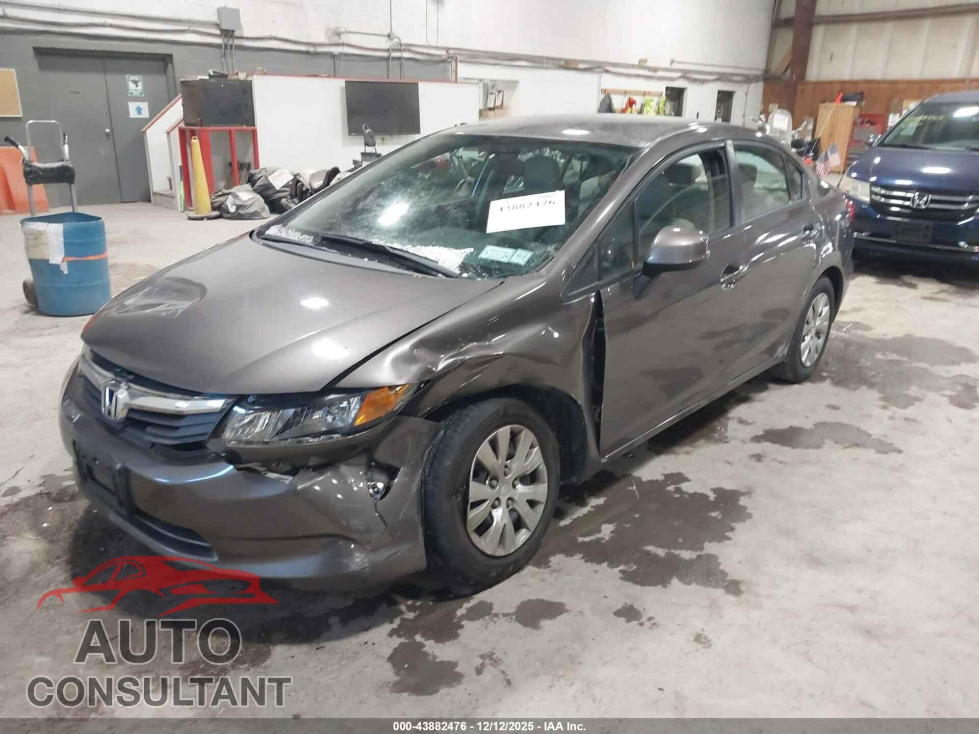 HONDA CIVIC 2012 - 19XFB2F53CE346557