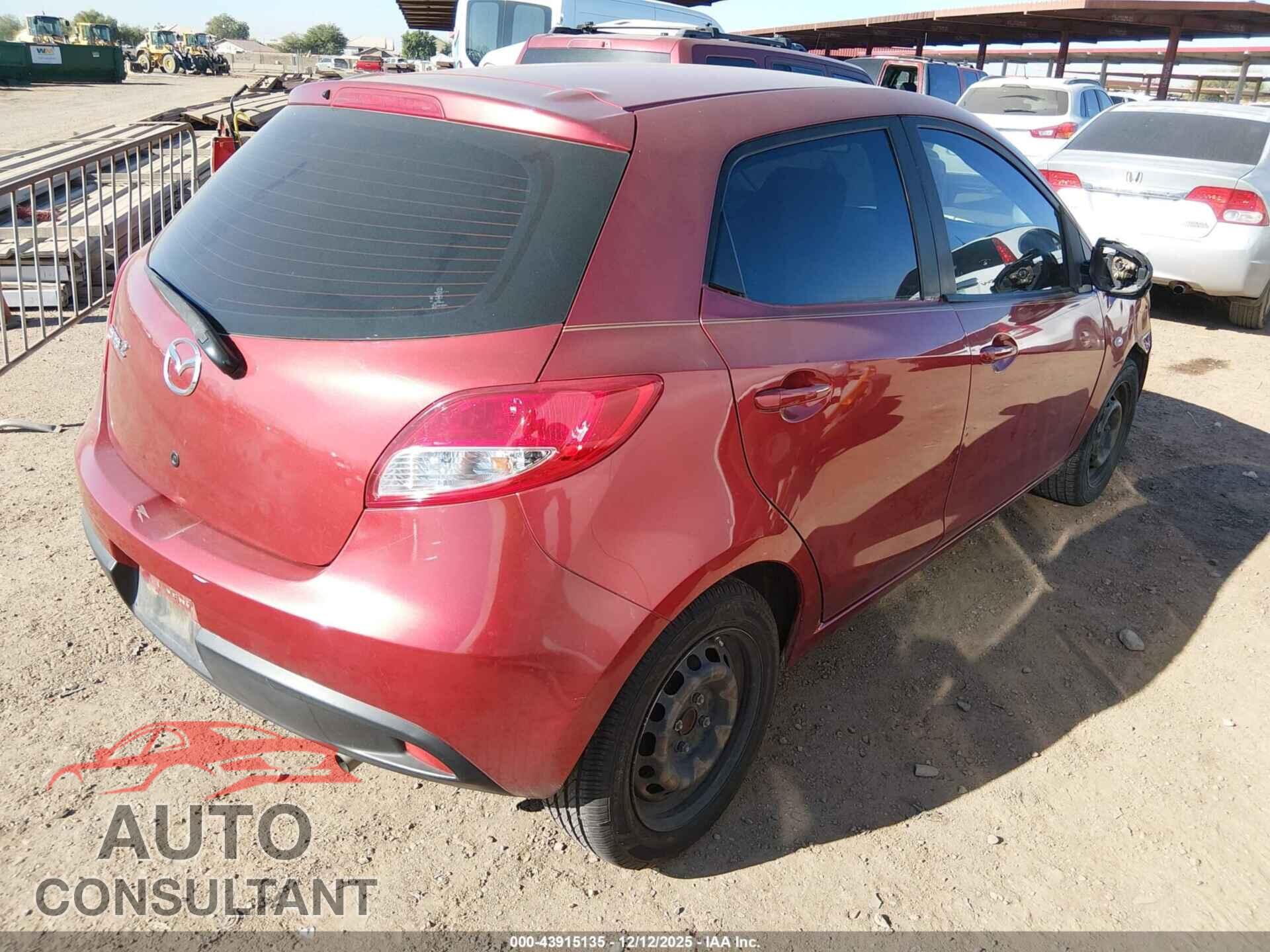 MAZDA MAZDA2 2014 - JM1DE1KZ9E0187959