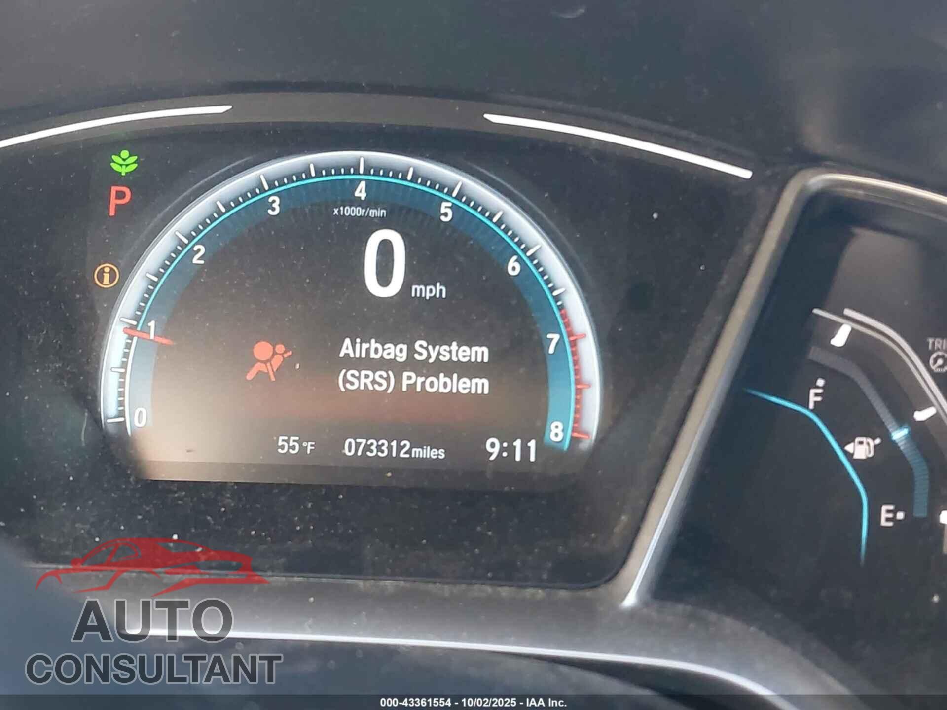 HONDA CIVIC 2017 - 19XFC2F78HE206963