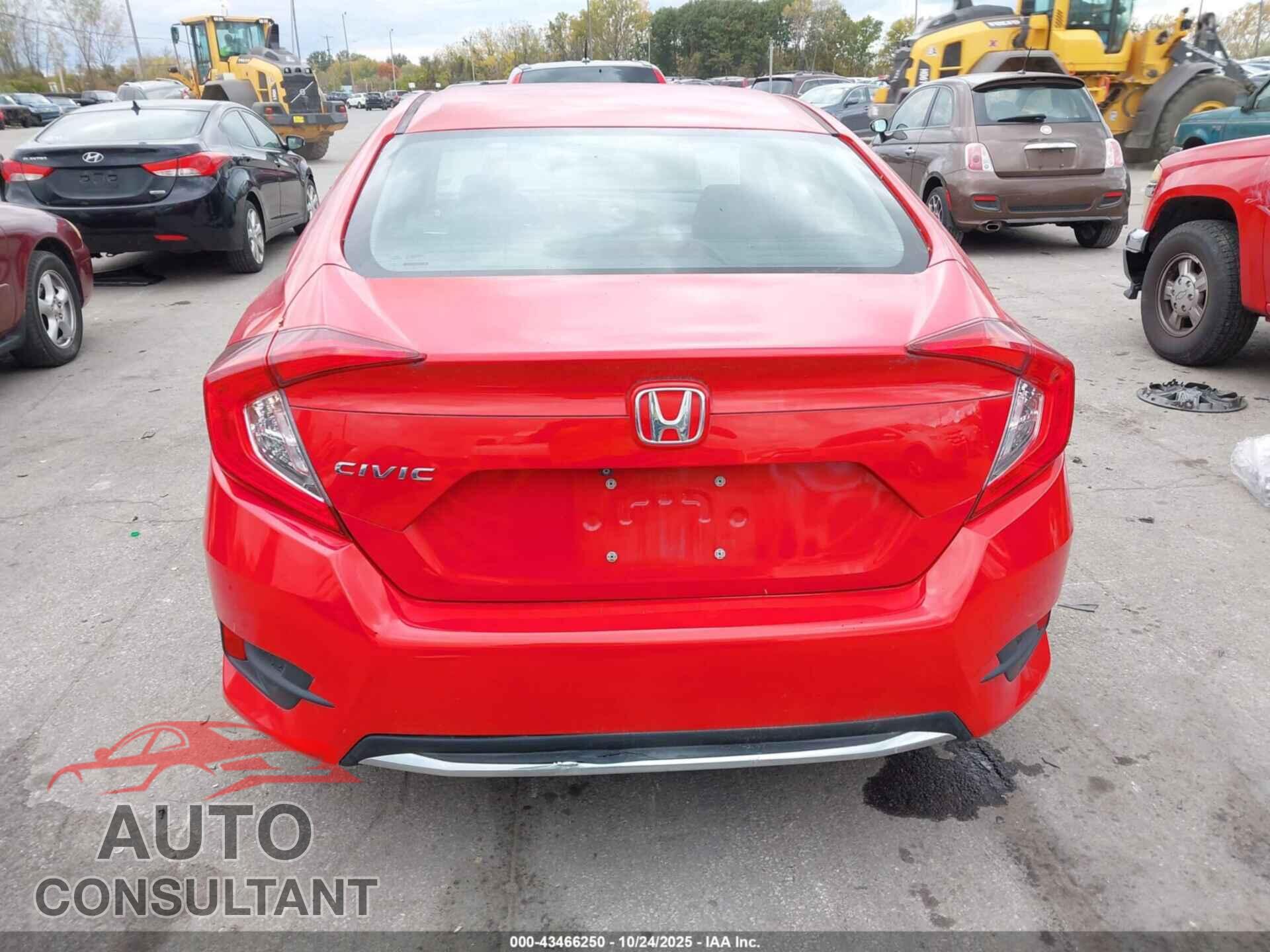 HONDA CIVIC 2019 - 2HGFC2F69KH577294