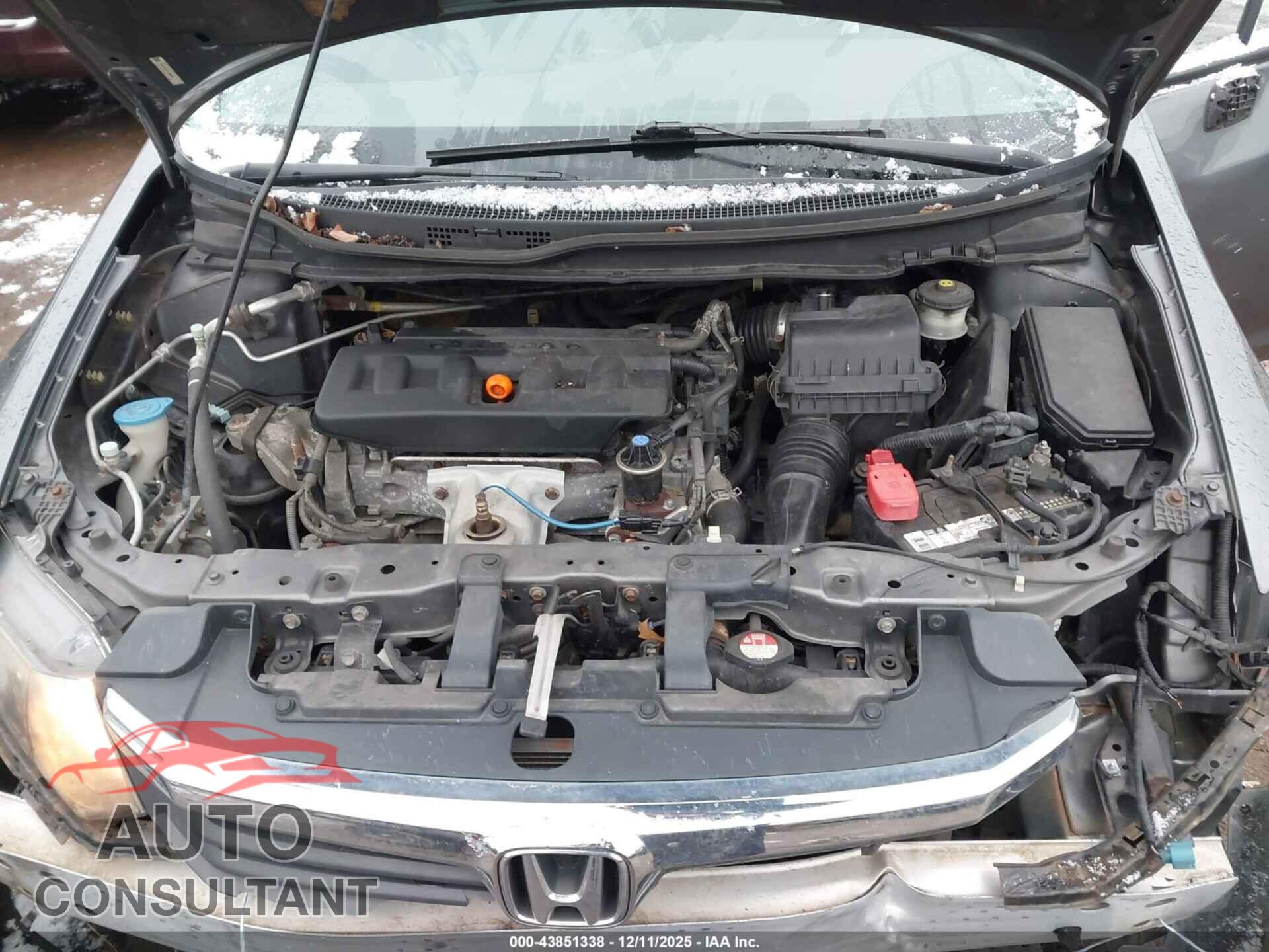 HONDA CIVIC 2012 - 19XFB2F81CE308528