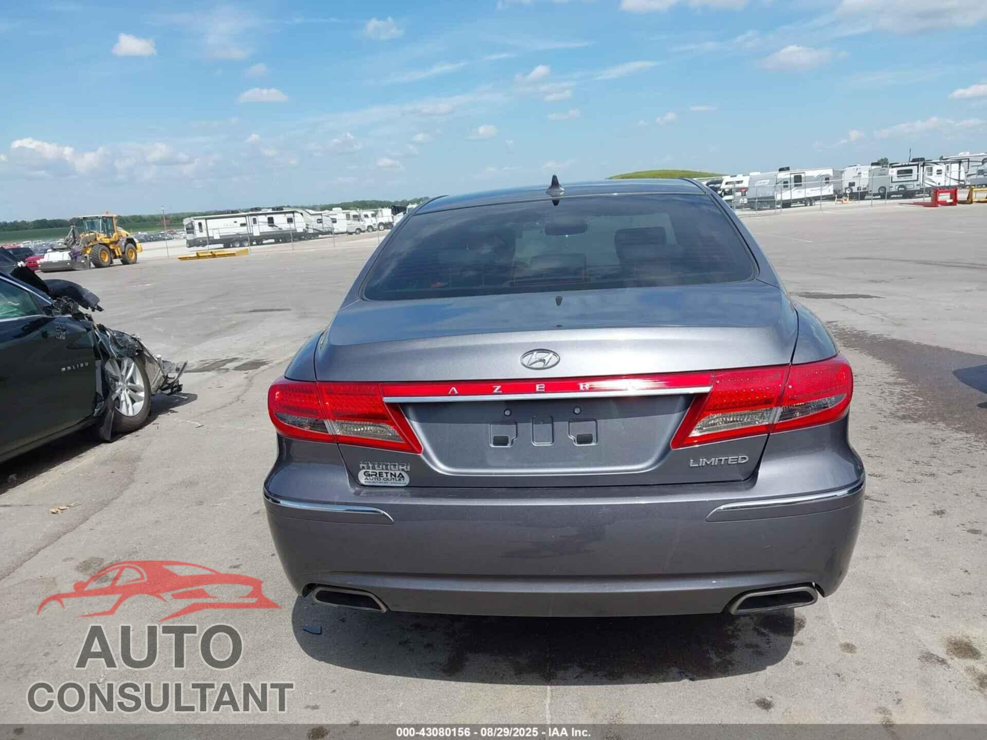 HYUNDAI AZERA 2011 - KMHFC4DF7BA540445