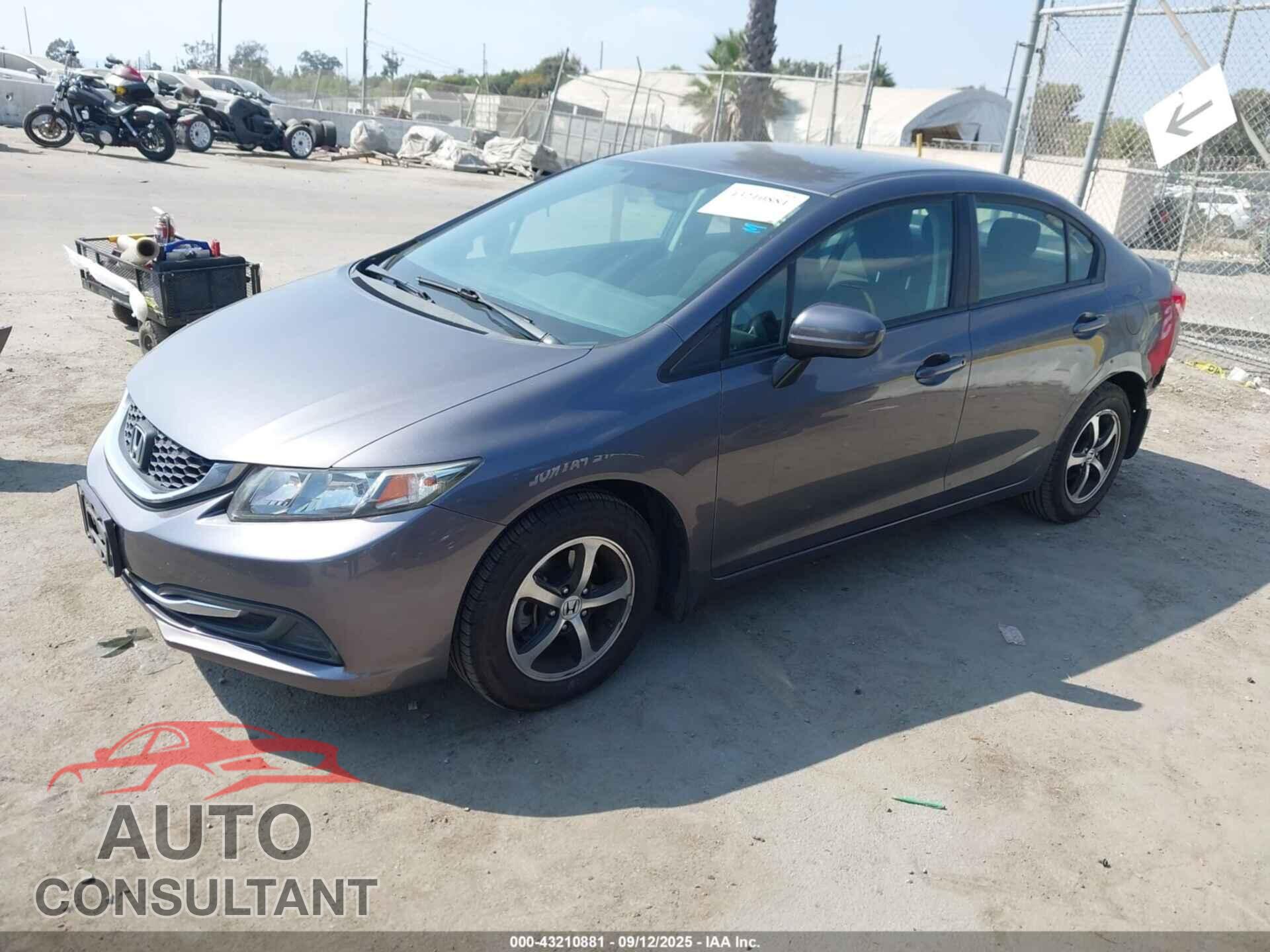 HONDA CIVIC 2015 - 19XFB2F72FE068367