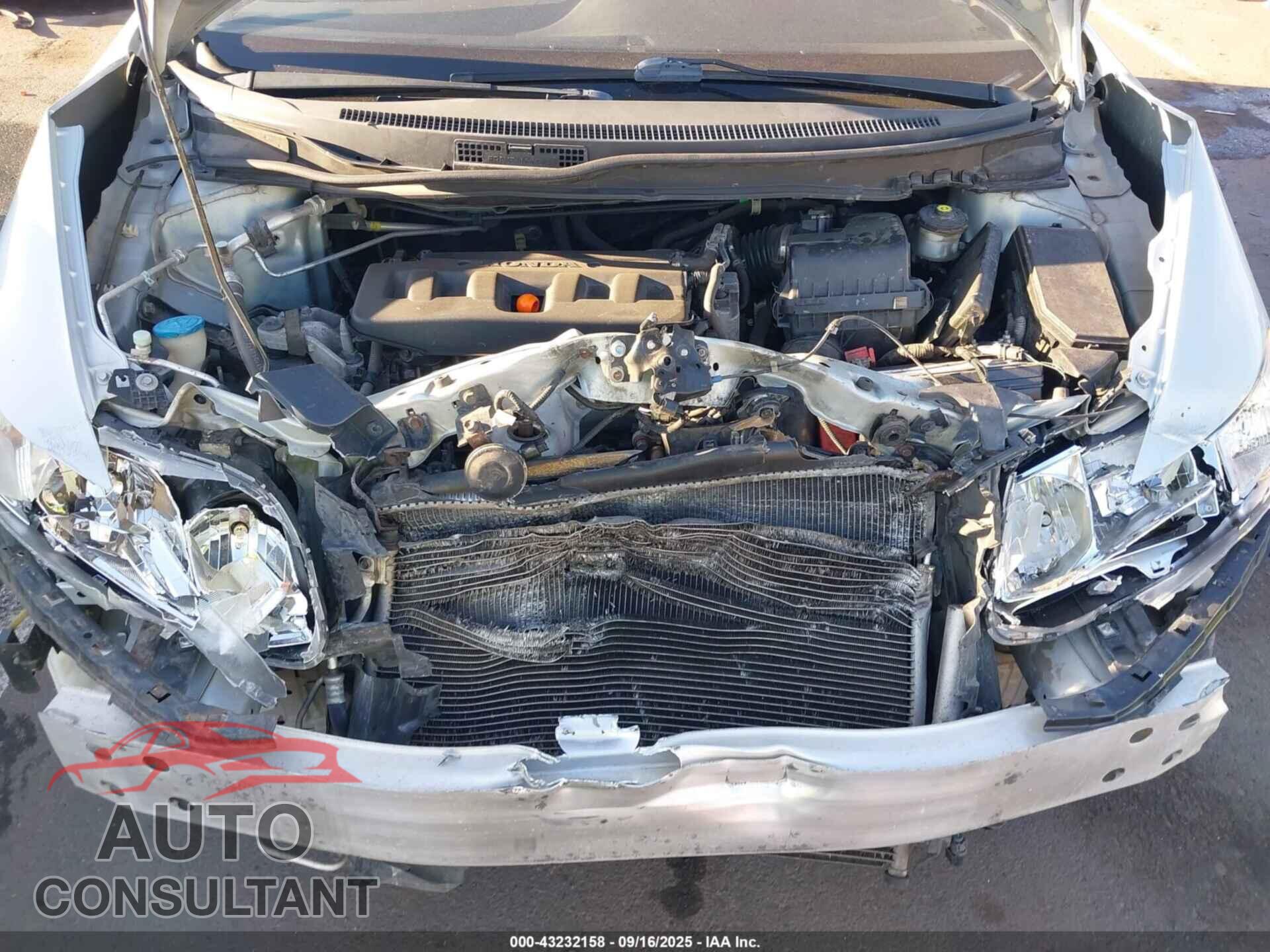 HONDA CIVIC 2012 - 19XFB2F81CE315740