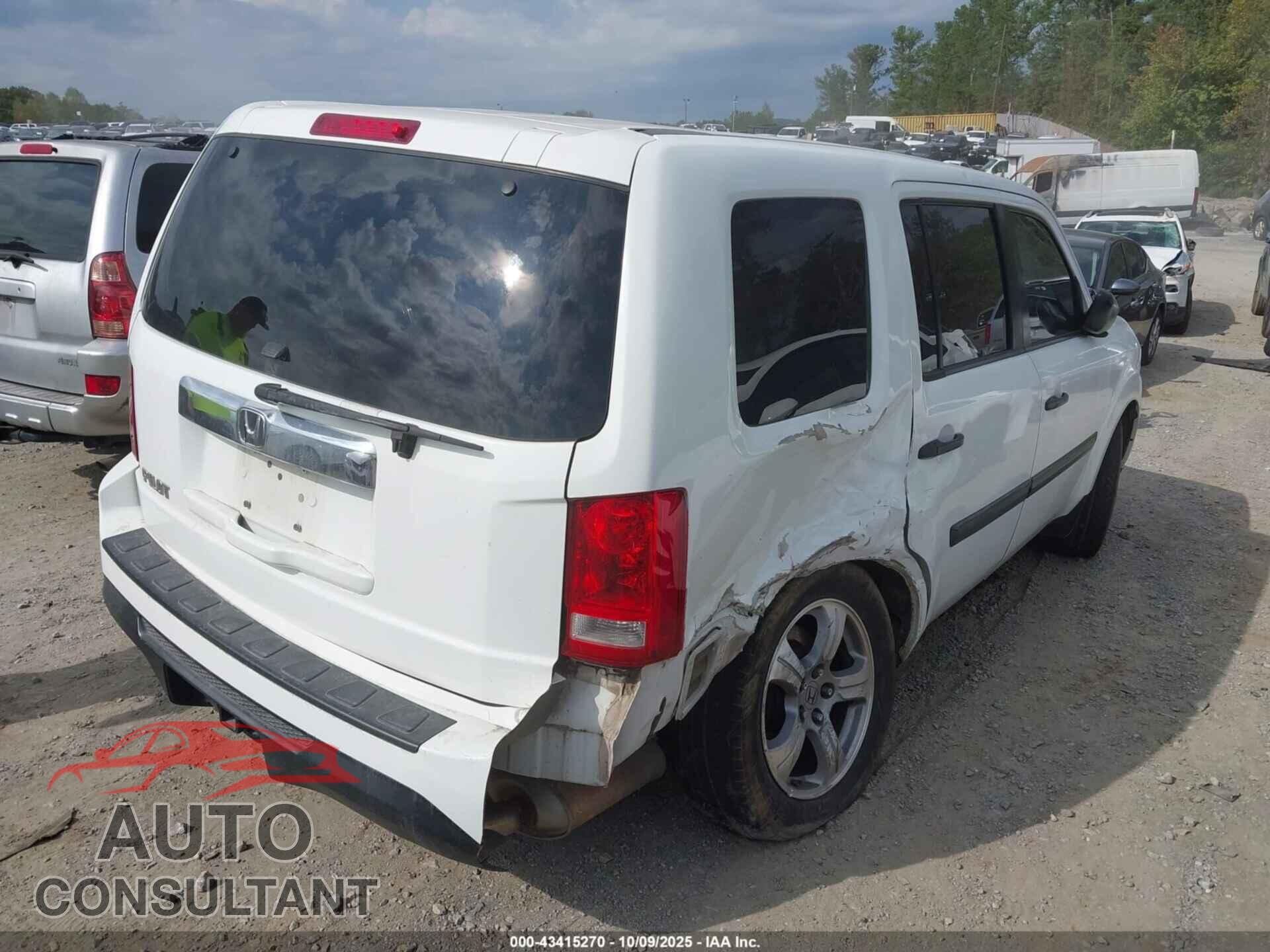 HONDA PILOT 2014 - 5FNYF3H22EB001409