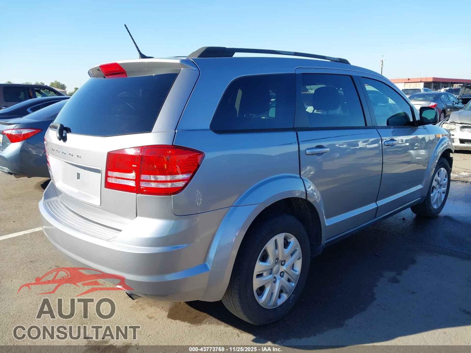 DODGE JOURNEY 2017 - 3C4PDCAB6HT581989
