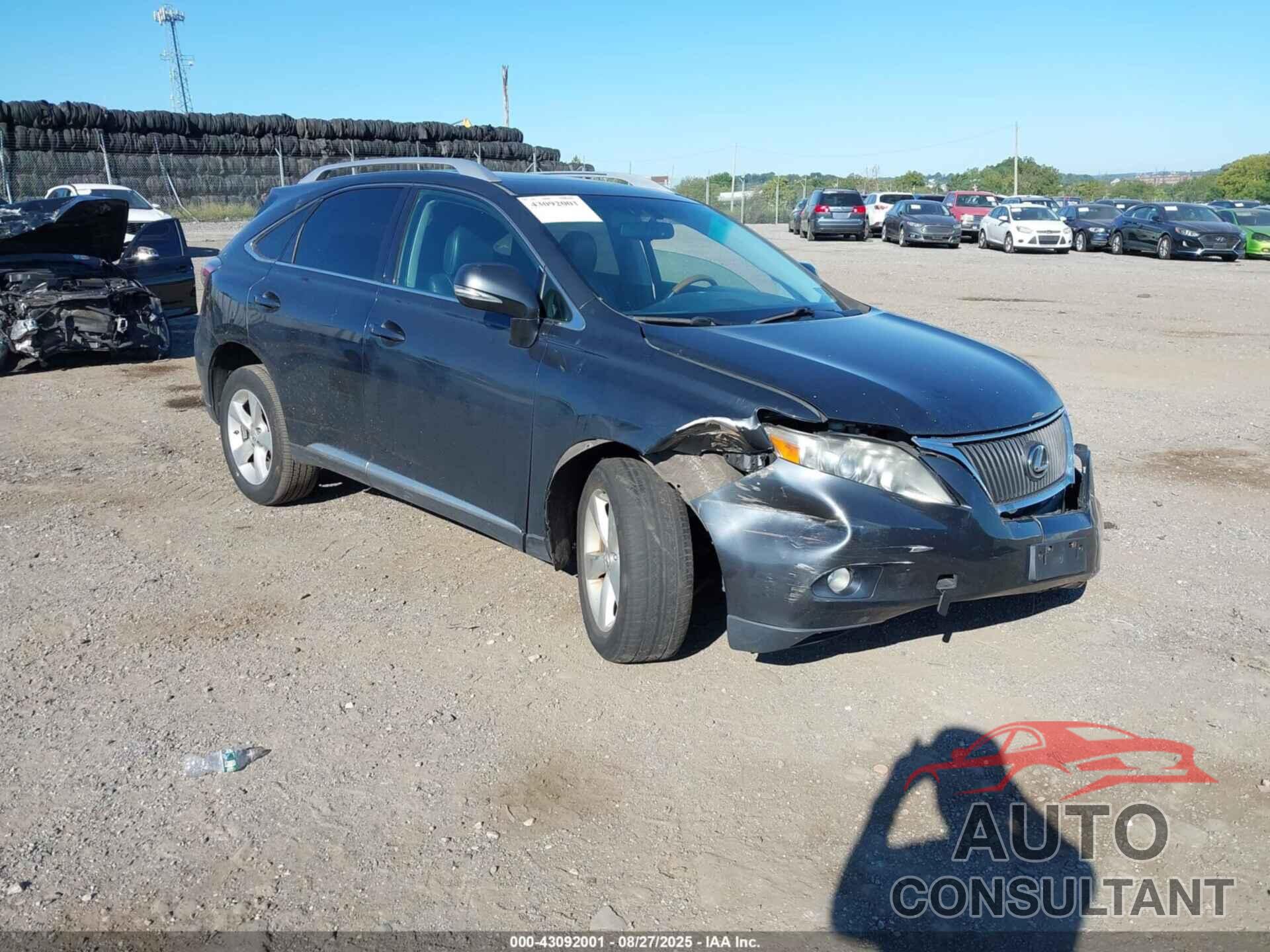 LEXUS RX 350 2010 - 2T2BK1BA9AC005487