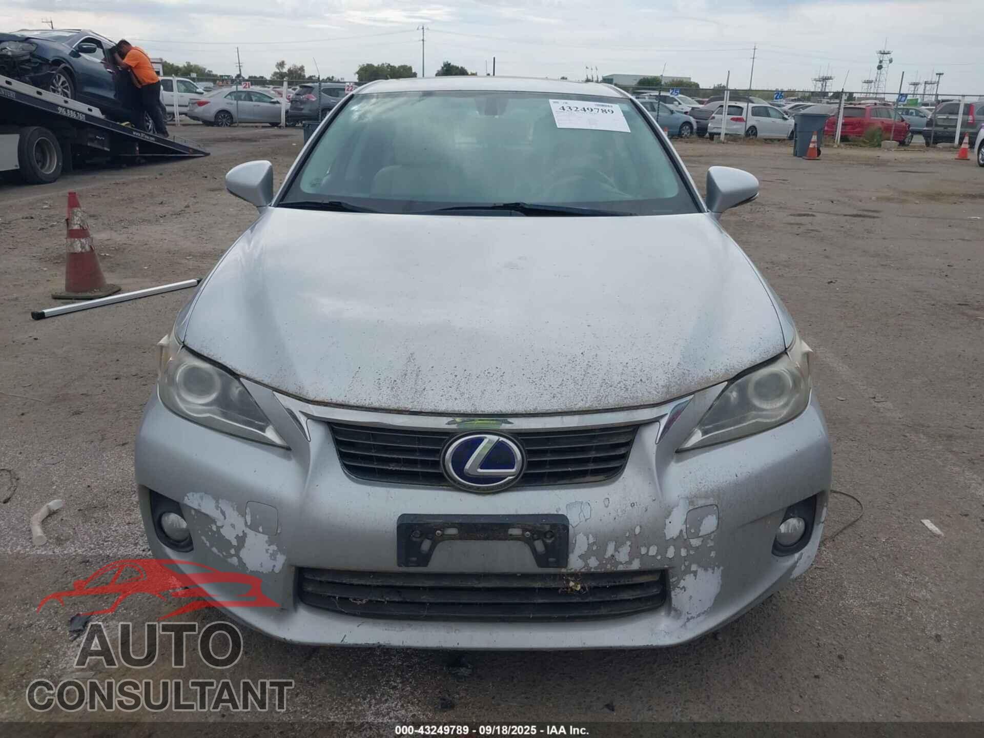 LEXUS CT 200H 2011 - JTHKD5BH3B2038423