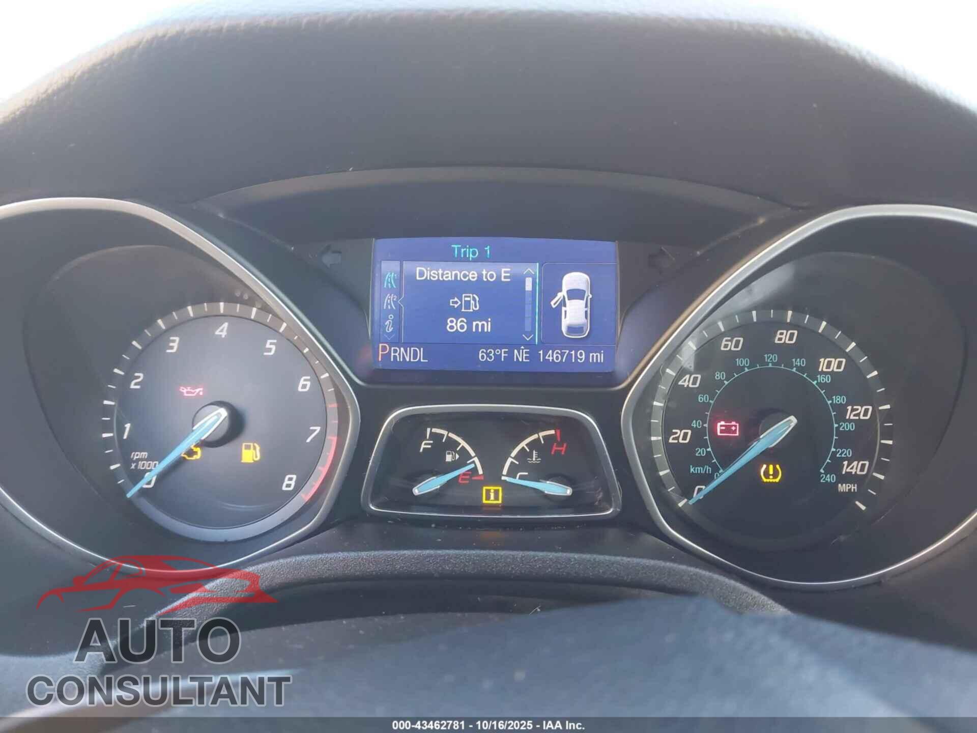 FORD FOCUS 2013 - 1FADP3K29DL180621