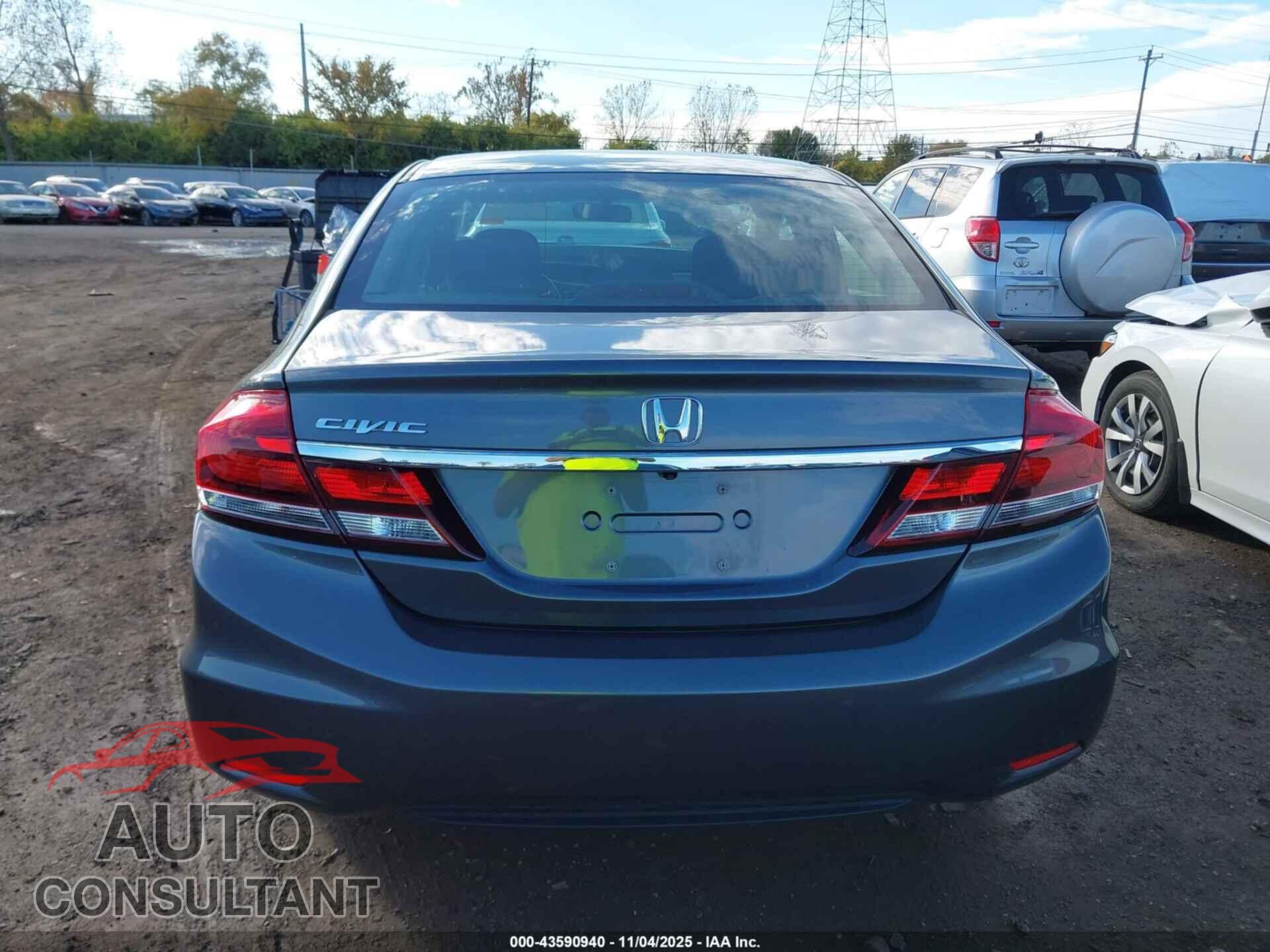 HONDA CIVIC 2013 - 19XFB2F87DE022393