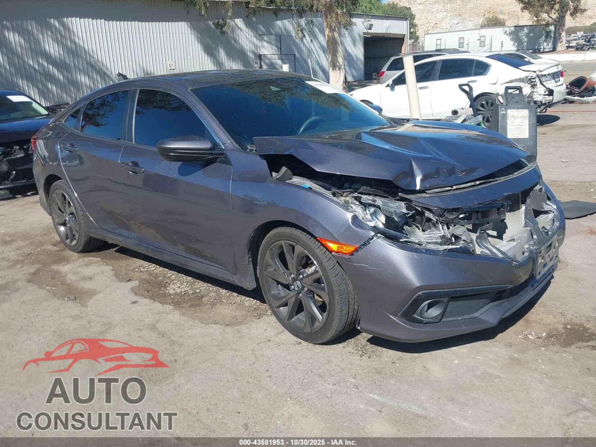 HONDA CIVIC 2020 - 19XFC2F81LE208104