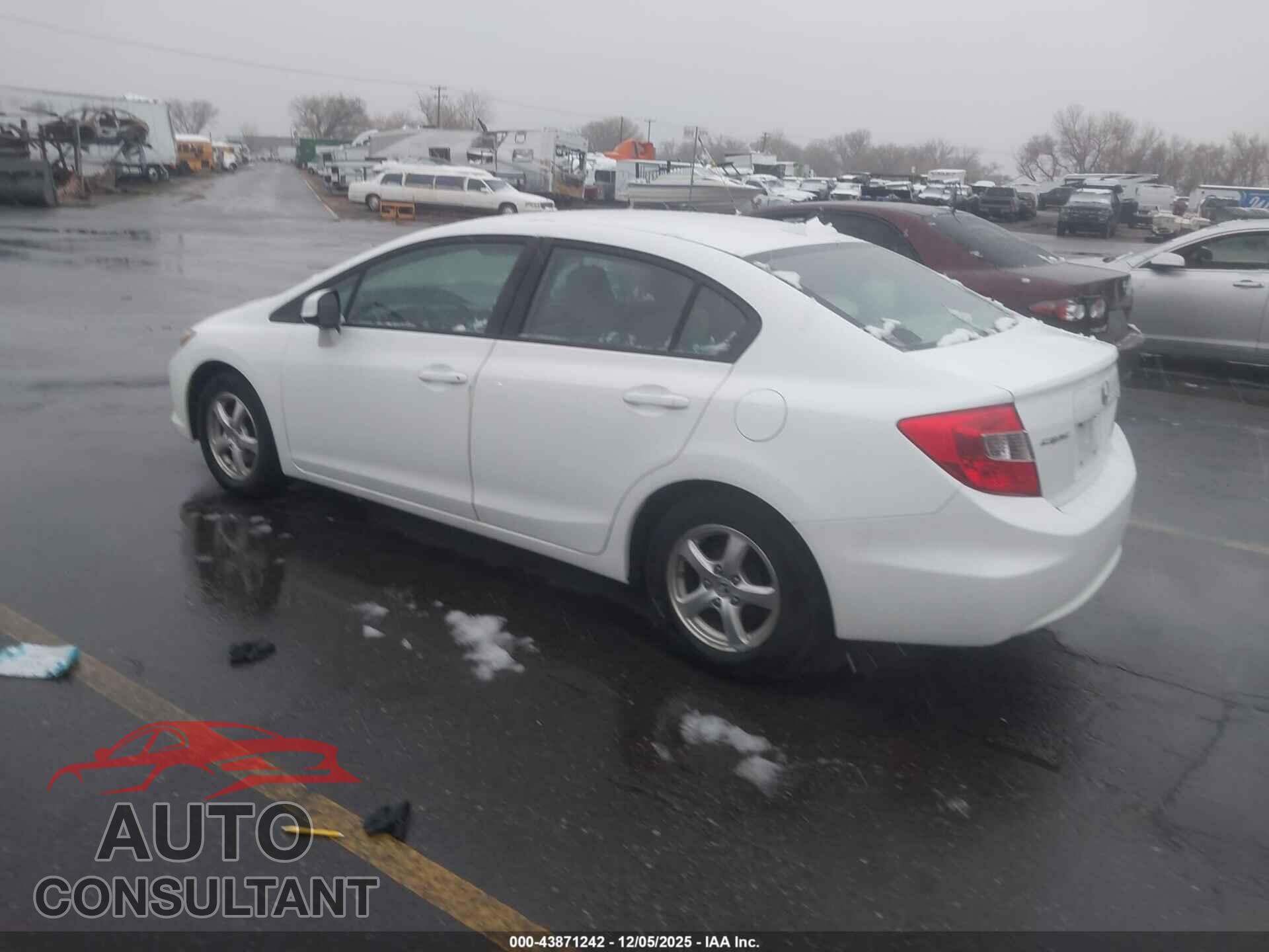 HONDA CIVIC 2012 - 19XFB5F53CE002924