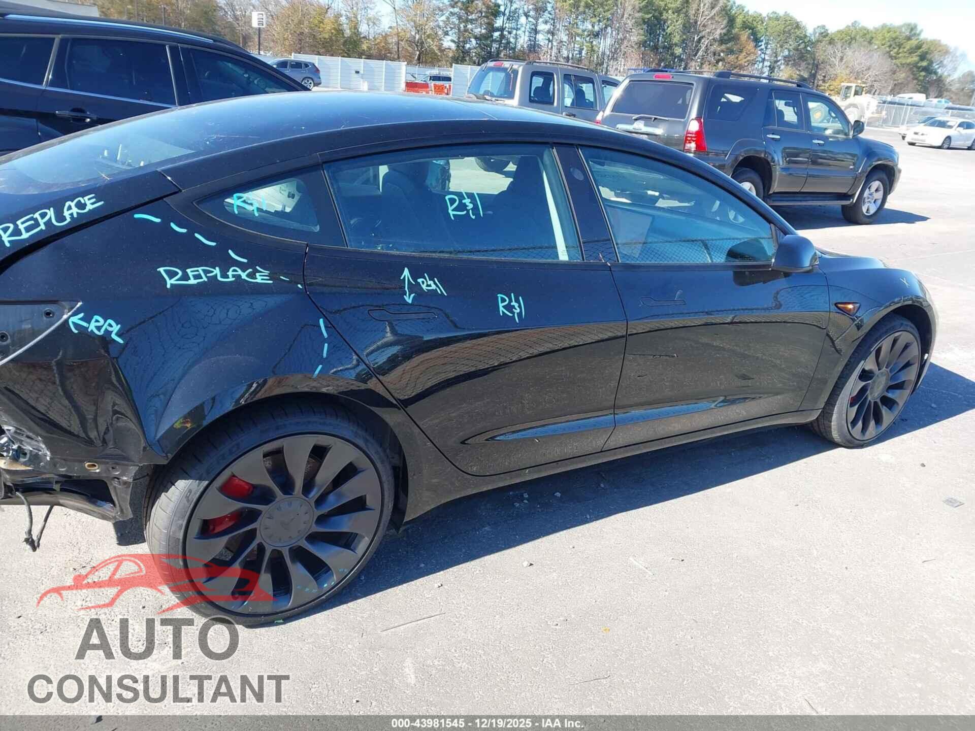 TESLA MODEL 3 2022 - 5YJ3E1EC7NF175734