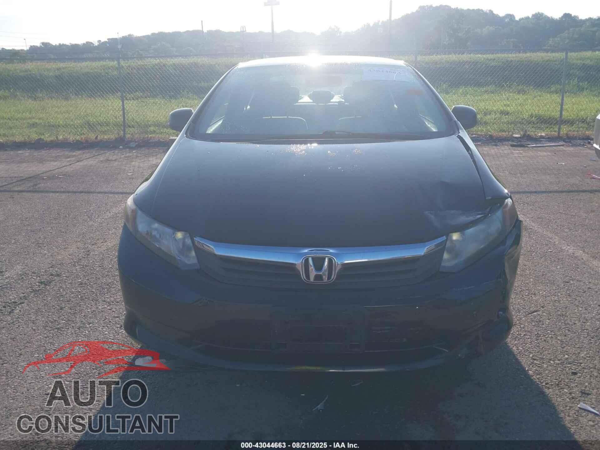 HONDA CIVIC 2012 - 19XFB2F51CE088801