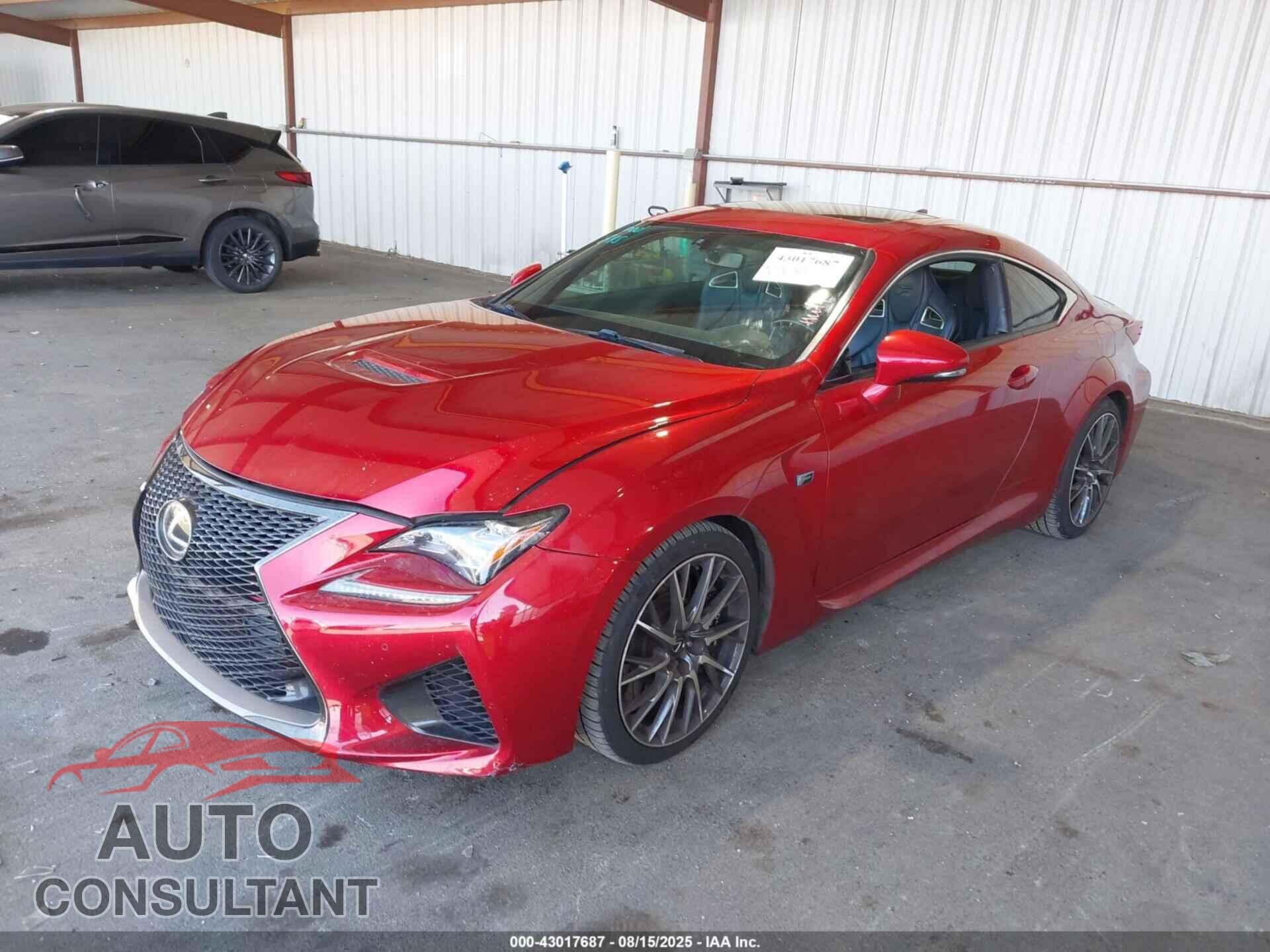 LEXUS RC F 2015 - JTHHP5BC3F5003617