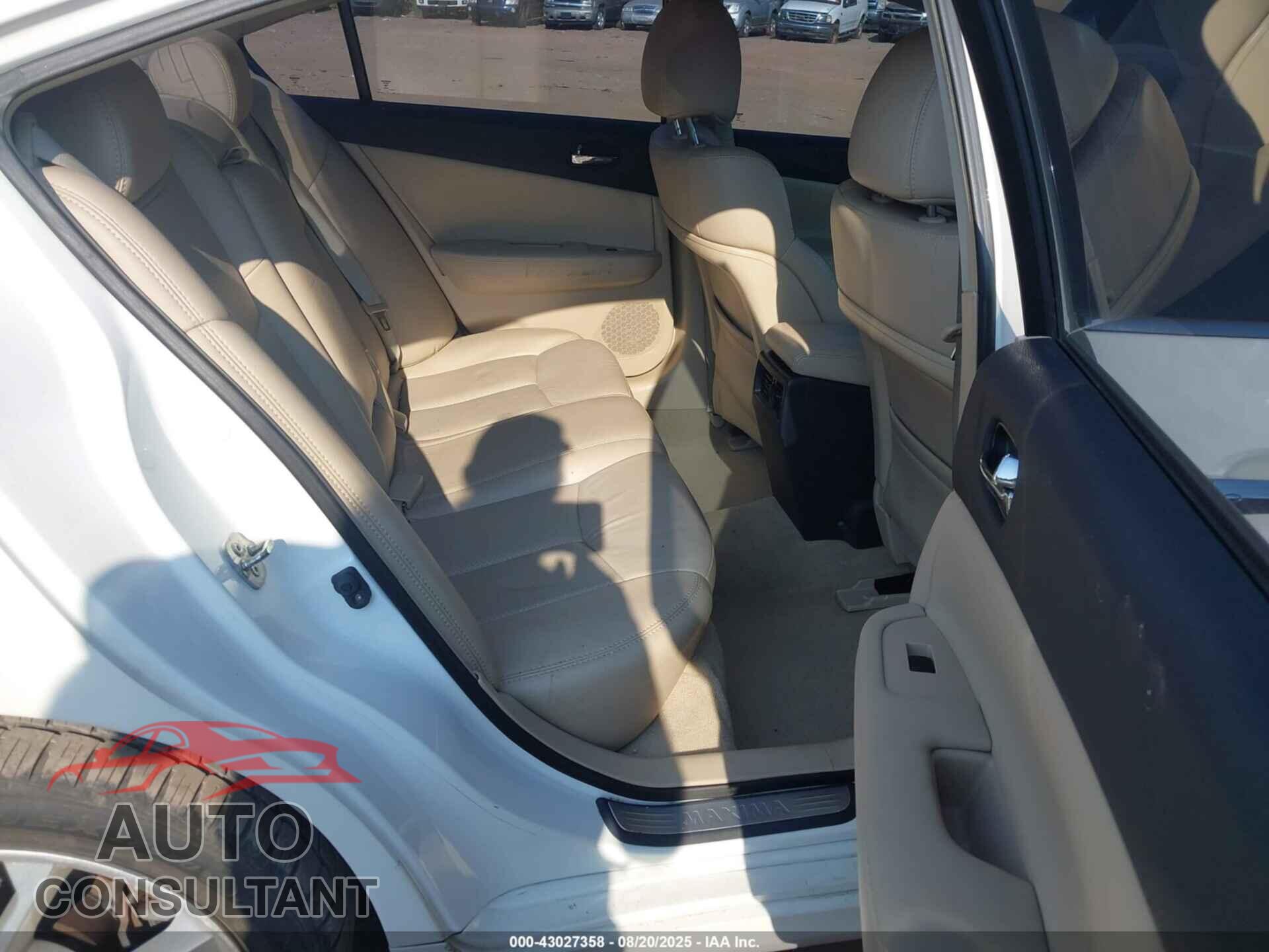 NISSAN MAXIMA 2012 - 1N4AA5AP7CC806873