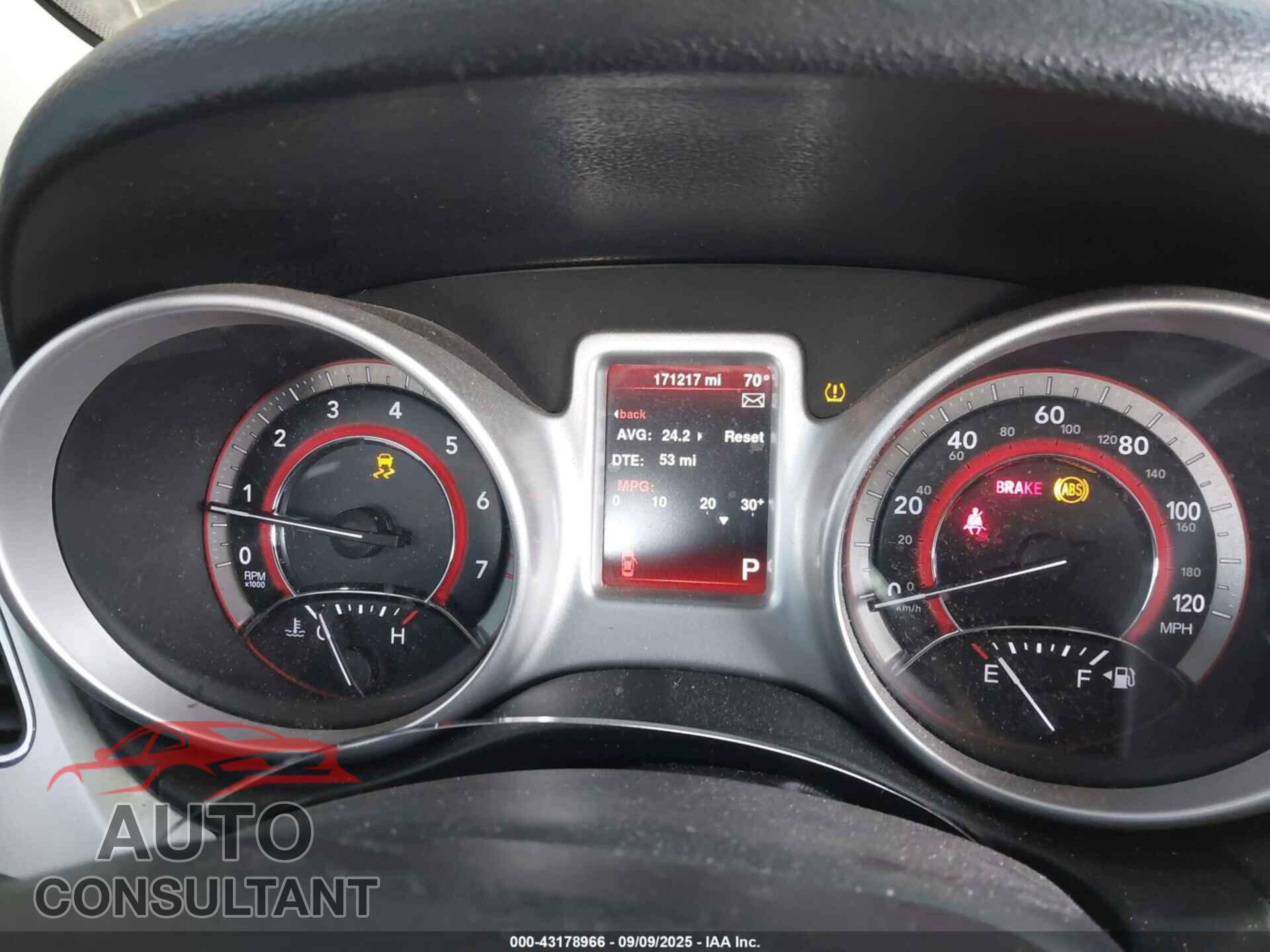 DODGE JOURNEY 2016 - 3C4PDCBB9GT102753