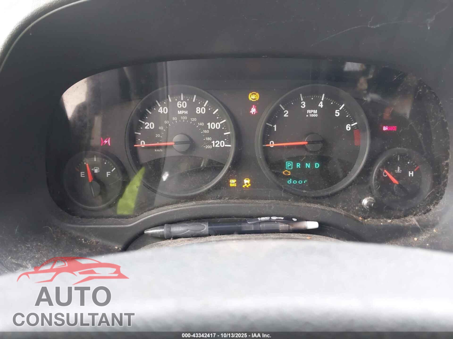 JEEP COMPASS 2009 - 1J4FT47B49D120528