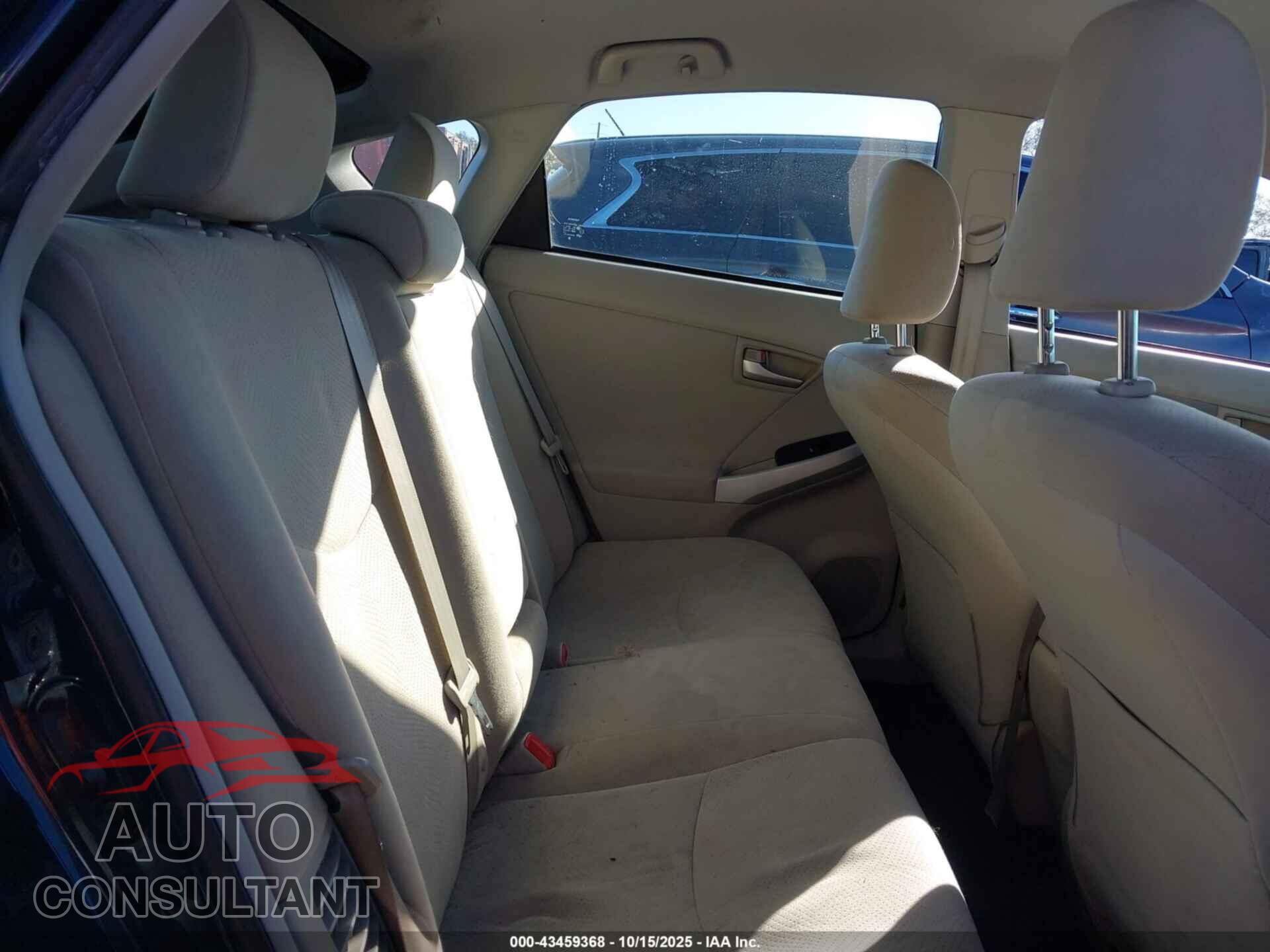 TOYOTA PRIUS 2012 - JTDKN3DU4C0334688