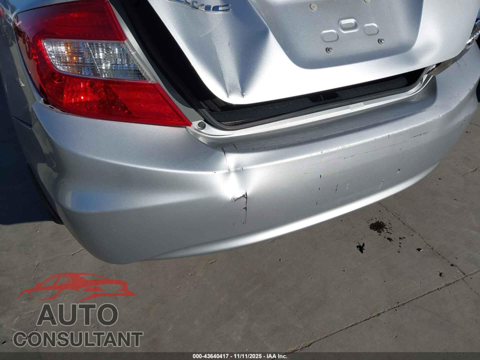 HONDA CIVIC 2012 - JHMFB2F89CS006237