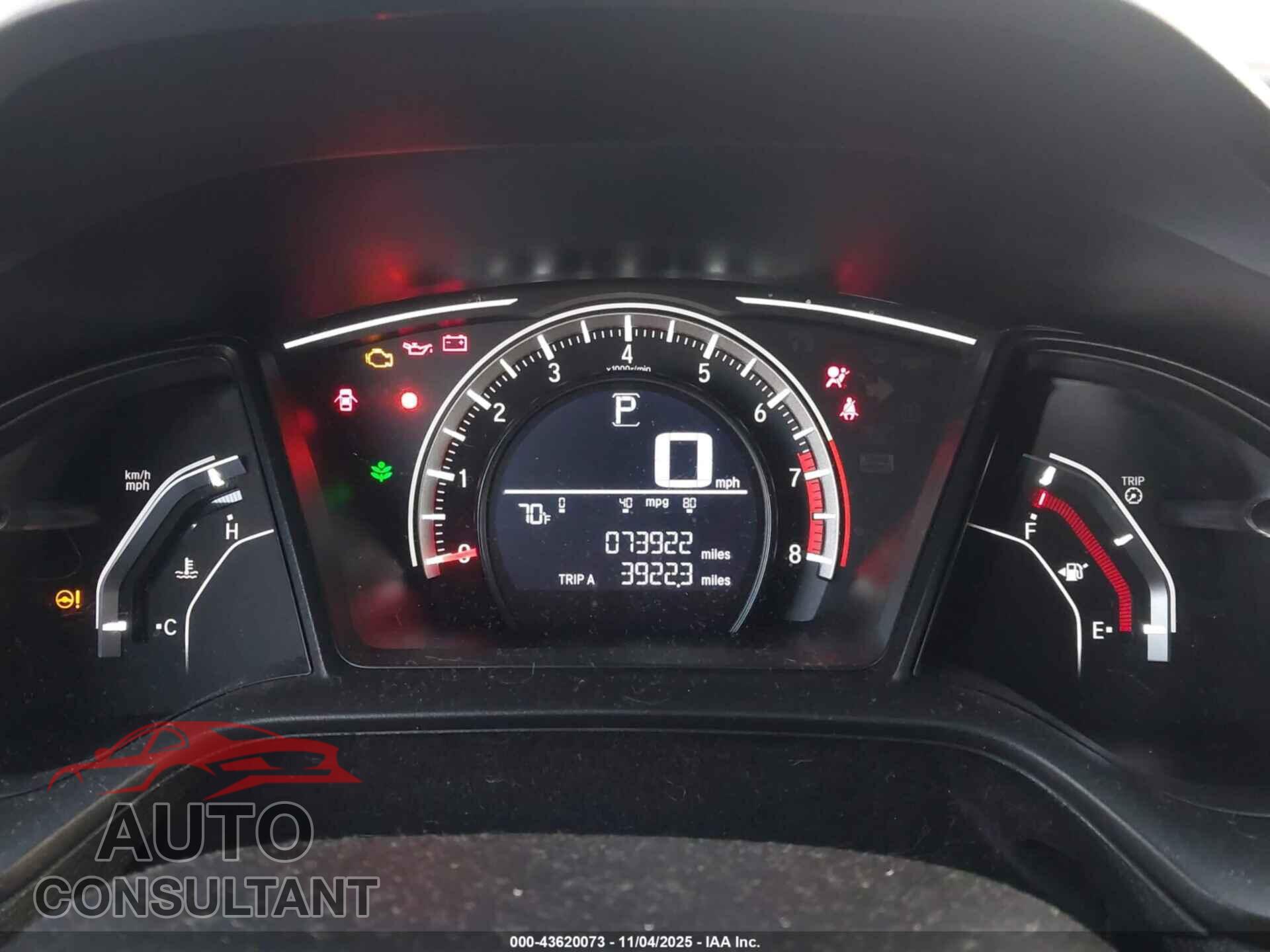 HONDA CIVIC 2018 - 2HGFC2F55JH586662