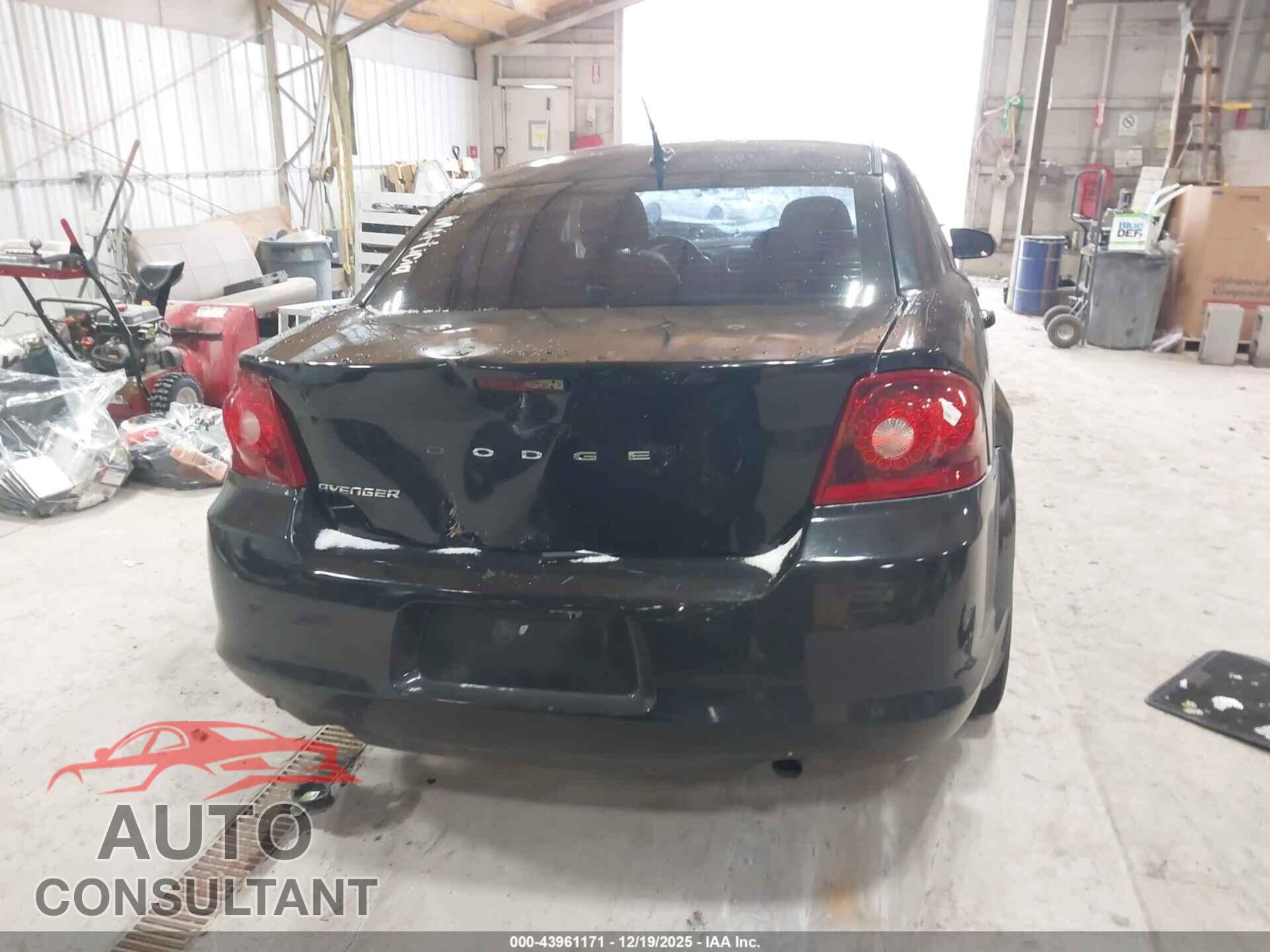 DODGE AVENGER 2012 - 1C3CDZAB7CN221404