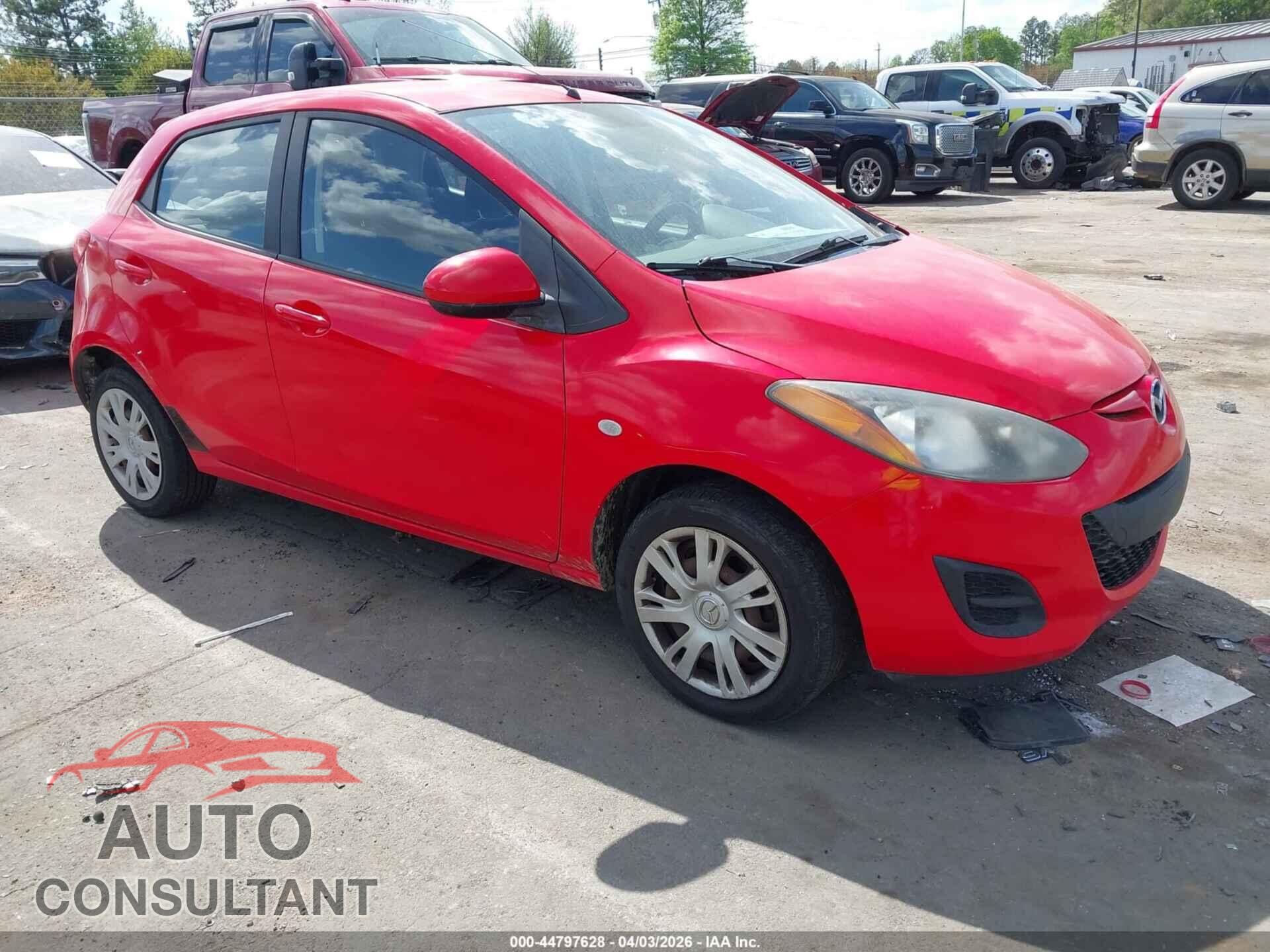 MAZDA MAZDA2 2012 - JM1DE1KY7C0132480