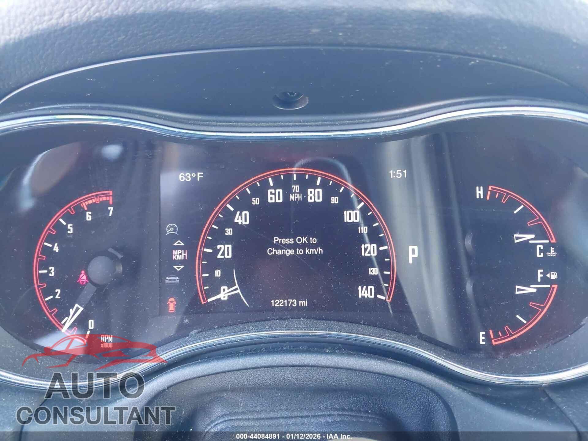 DODGE DURANGO 2015 - 1C4SDHCT8FC127619